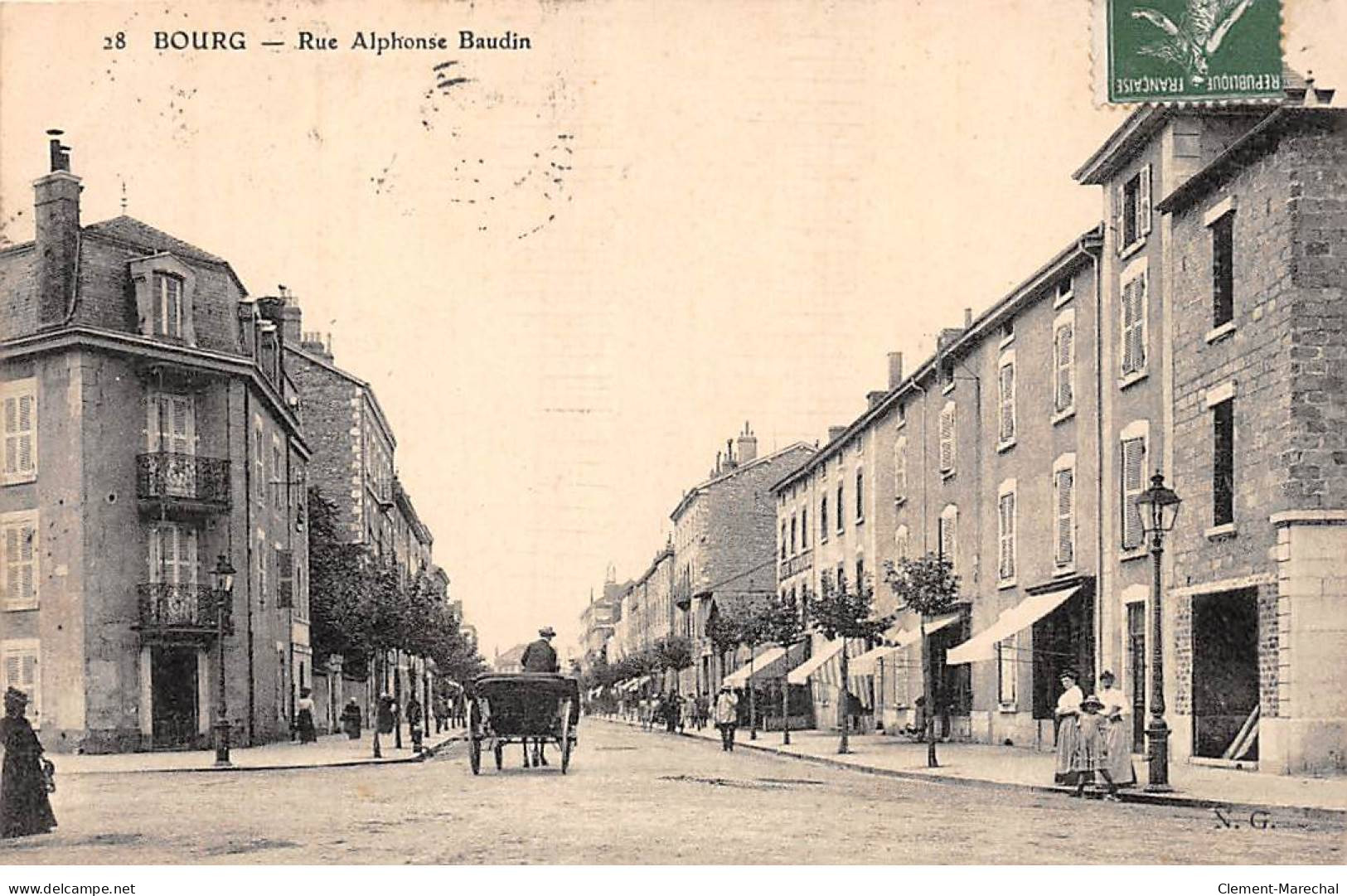 BOURG - Rue Alphonse Baudin - Très Bon état - Sonstige & Ohne Zuordnung