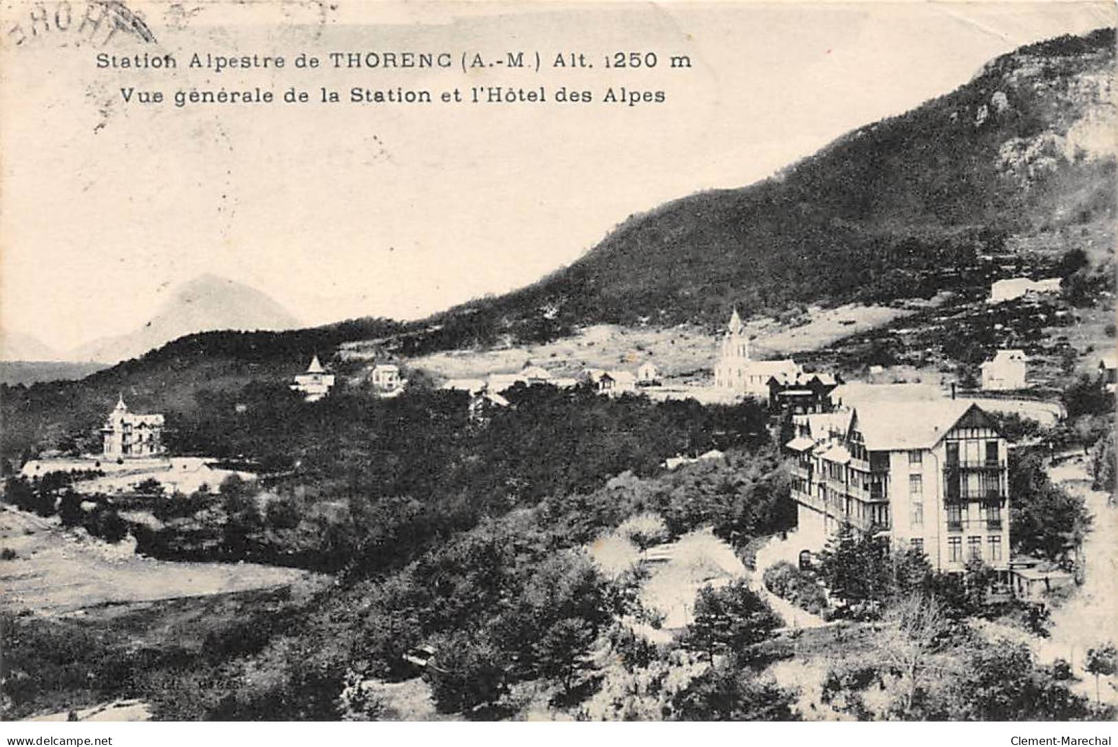 Station Alpestre De THORENC - Vue Générale De La Station Et L'Hôtel Des Alpes - état - Sonstige & Ohne Zuordnung