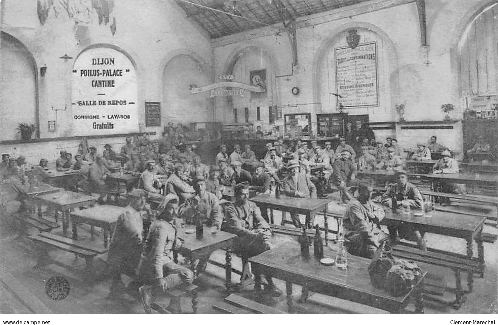 DIJON - Poilus Palace - Cantine - Salle De Repos - état - Dijon