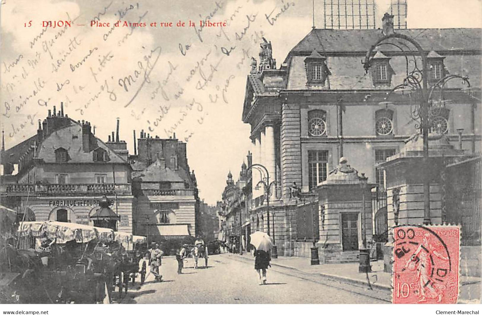 DIJON - Place D'Armes Et Rue De La Liberté - Très Bon état - Dijon