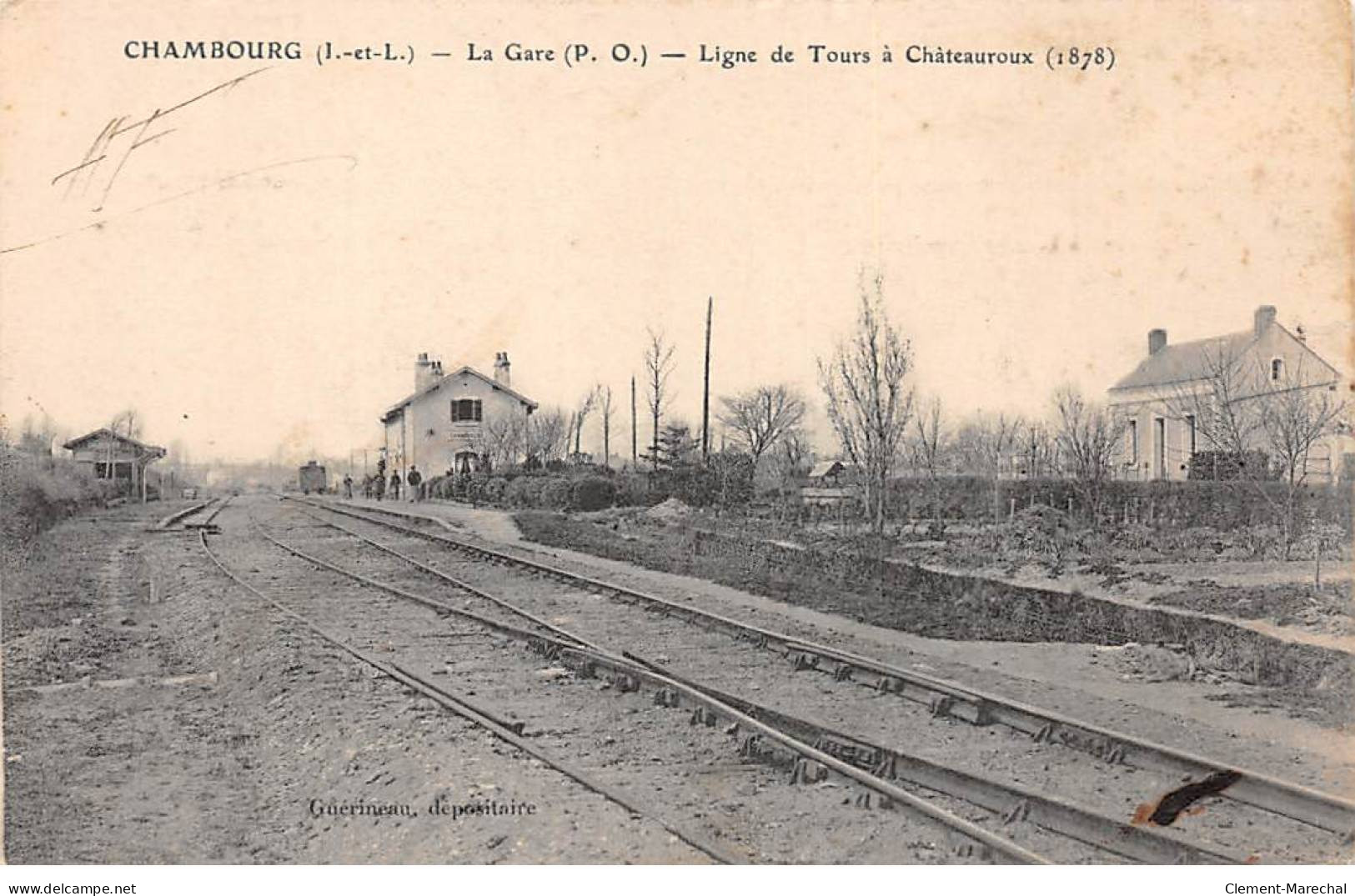 CHAMBOURG - La Gare - Très Bon état - Autres & Non Classés