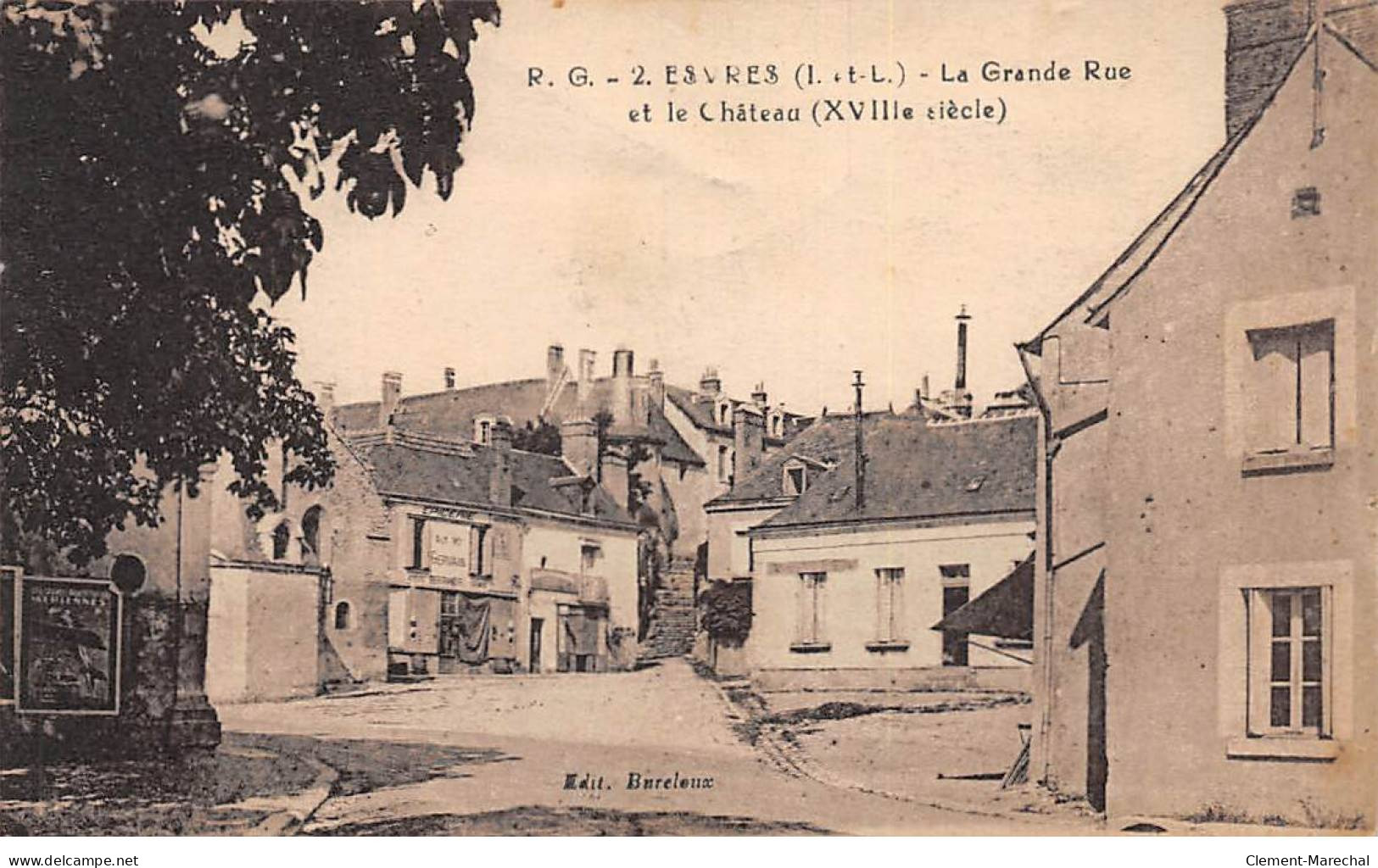 ESVRES - La Grande Rue Et Le Château - Très Bon état - Autres & Non Classés