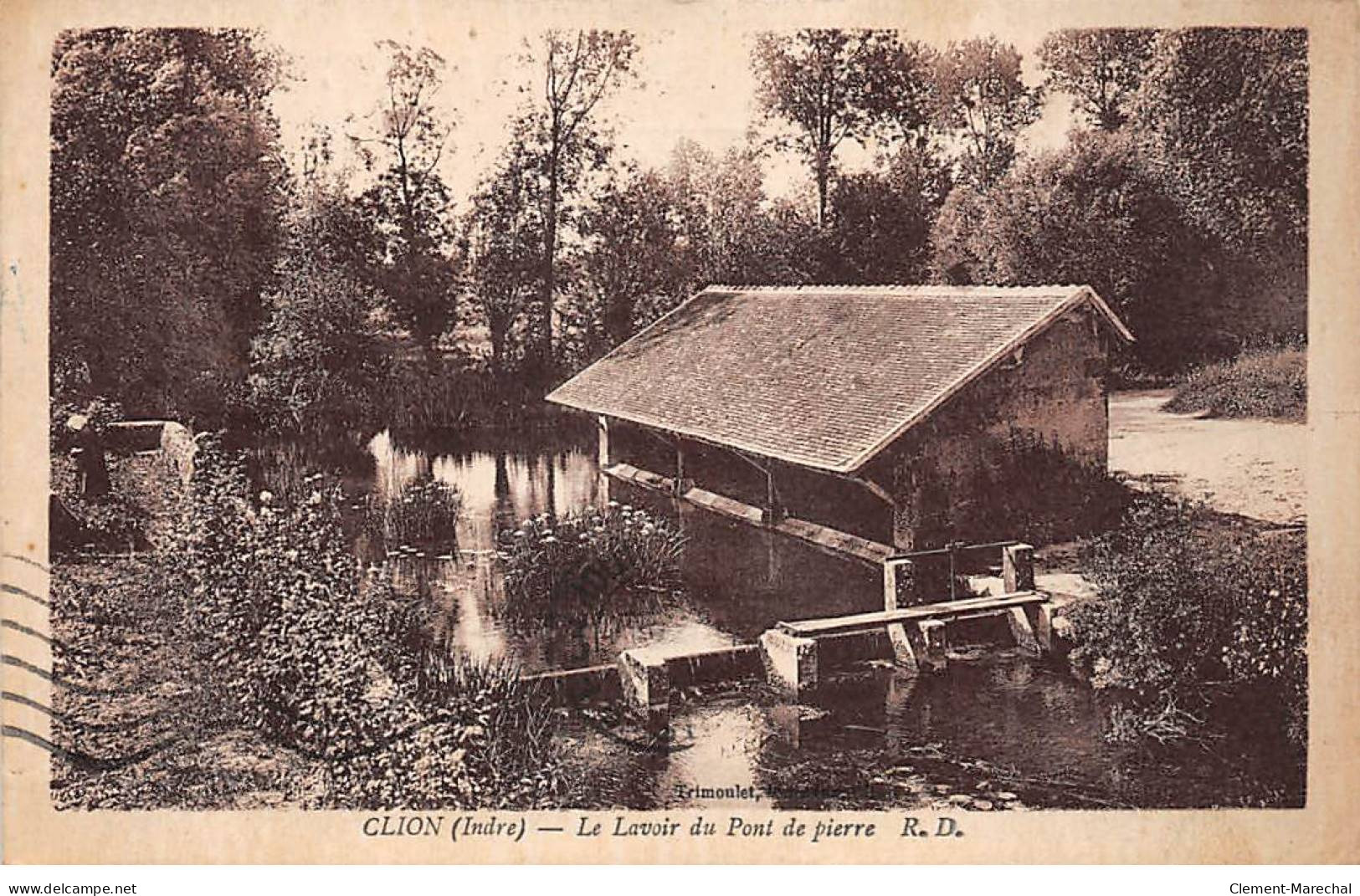 CLION - Le Lavoir Du Pont De Pierre - Très Bon état - Other & Unclassified