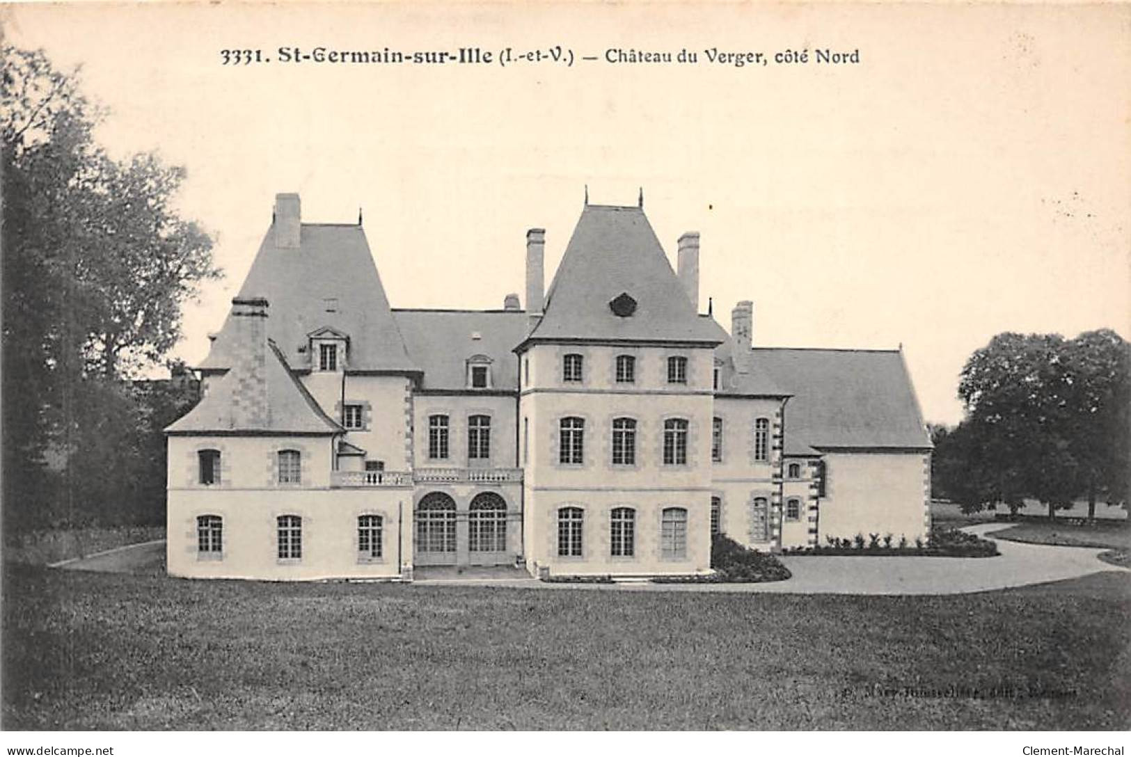 SAINT GERMAIN SUR ILLE - Château Du Verger - Très Bon état - Saint-Germain-sur-Ille