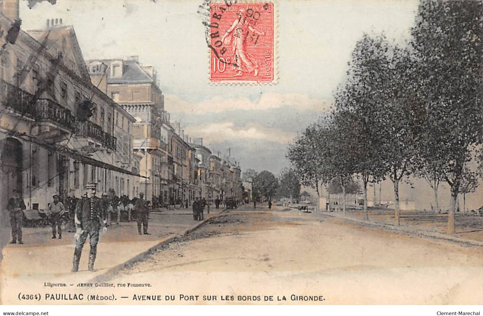 PAUILLAC - Avenue Du Port Sur Les Bords De La Gironde - Très Bon état - Pauillac
