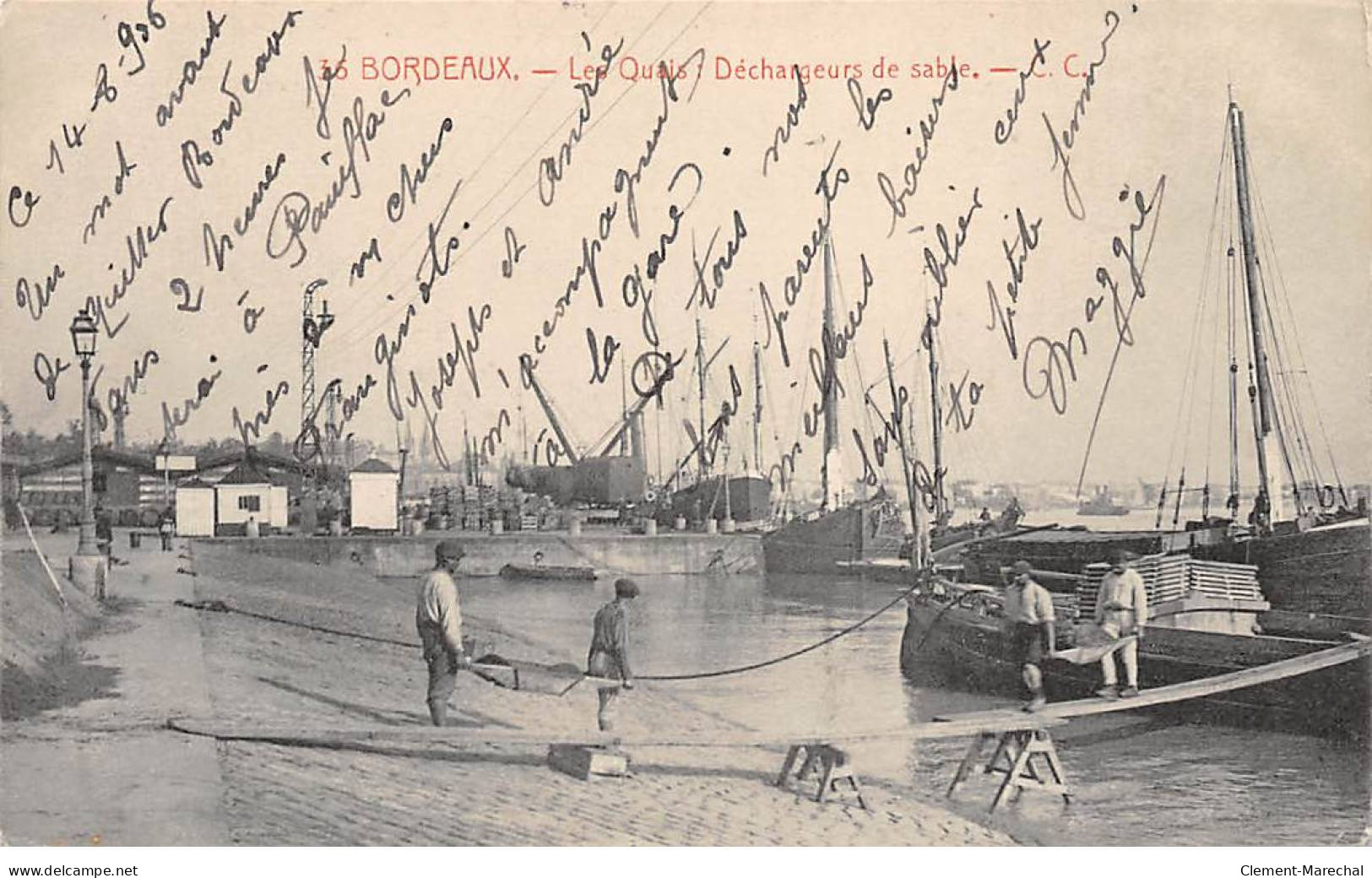 BORDEAUX - Les Quais - Déchargeurs De Sable - Très Bon état - Bordeaux