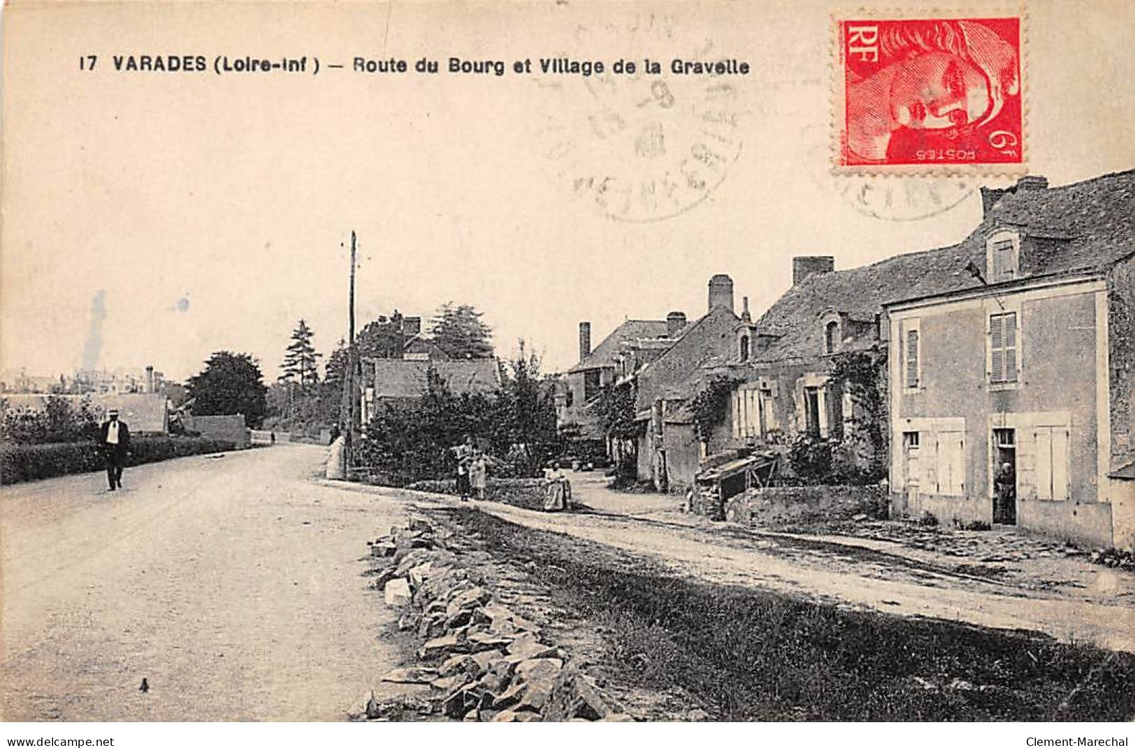 VARADES - Route Du Bourg Et Village De La Gravelle - Très Bon état - Varades