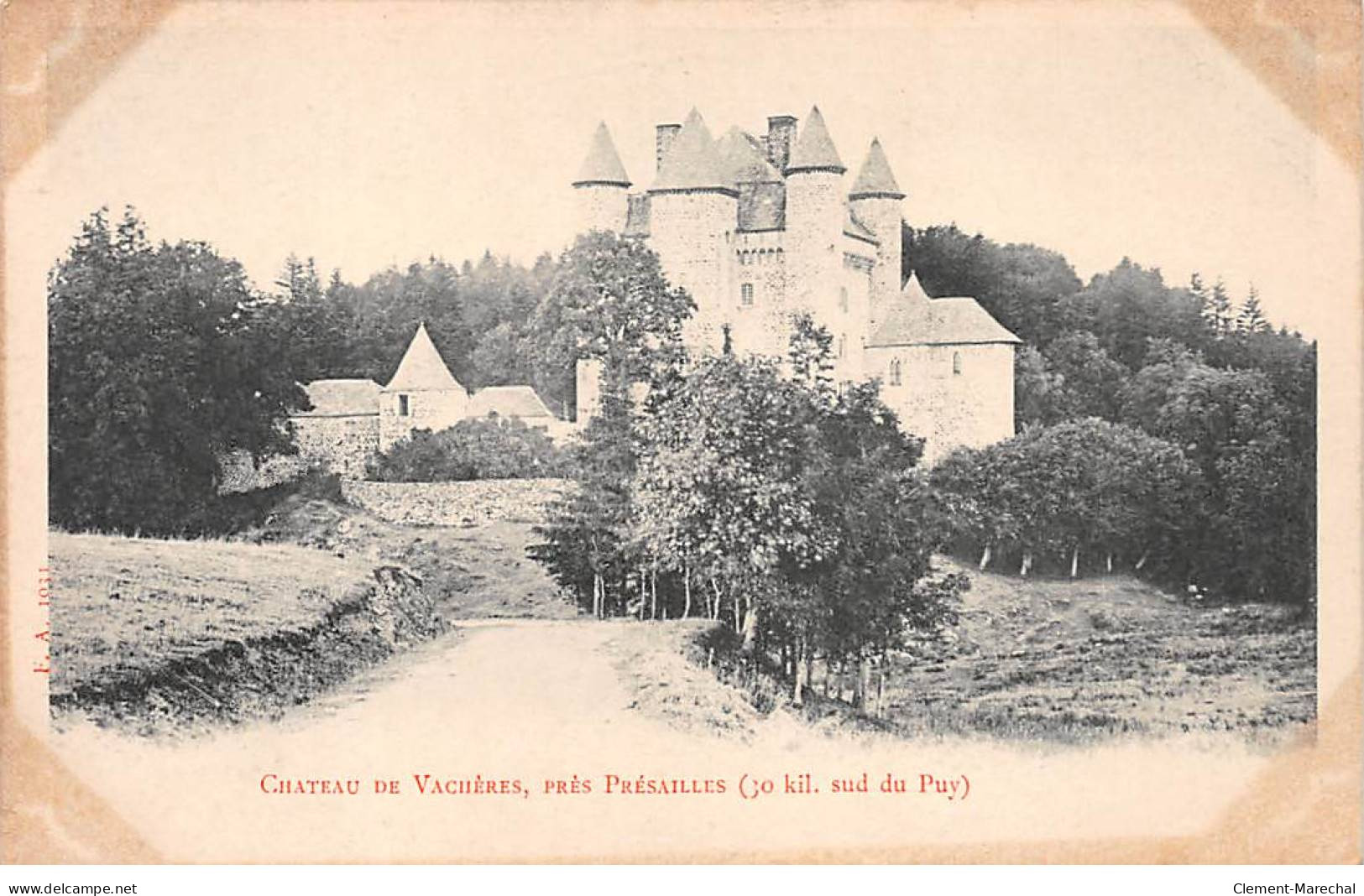 Château De VACHERES Près Présailles - Très Bon état - Sonstige & Ohne Zuordnung