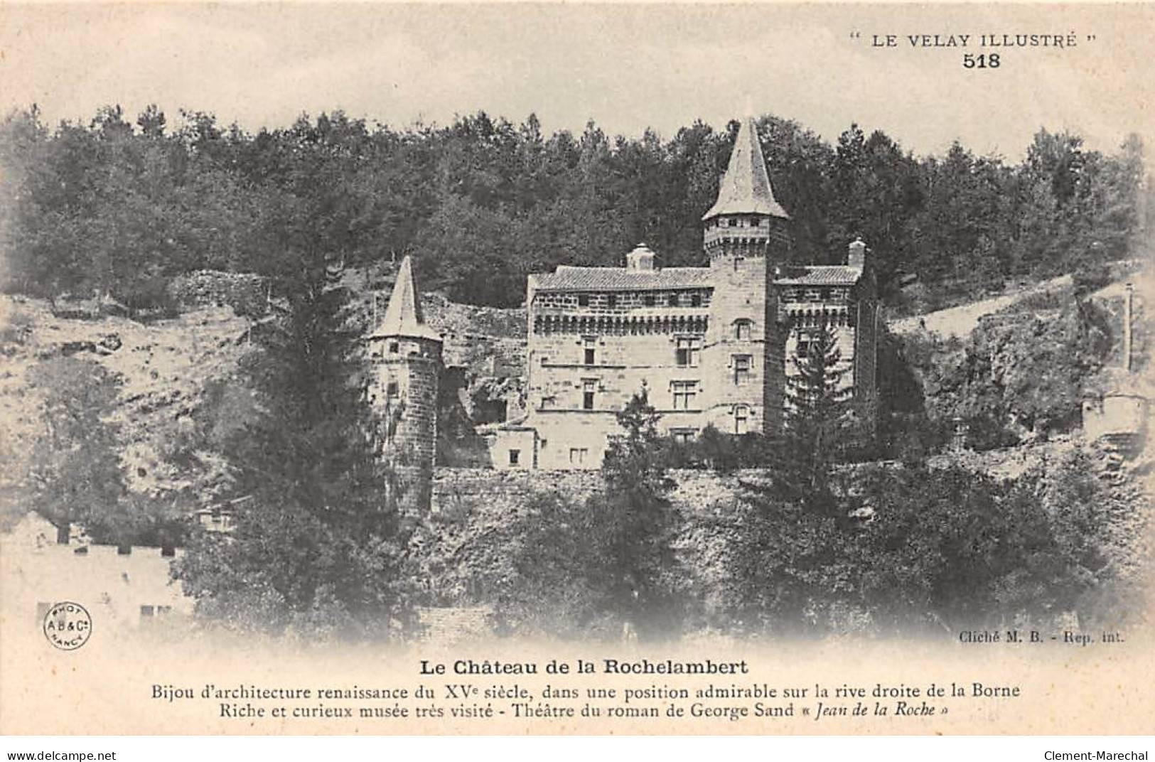 " Le Velay Illustré " - Le Château De La ROCHELAMBERT - Très Bon état - Sonstige & Ohne Zuordnung