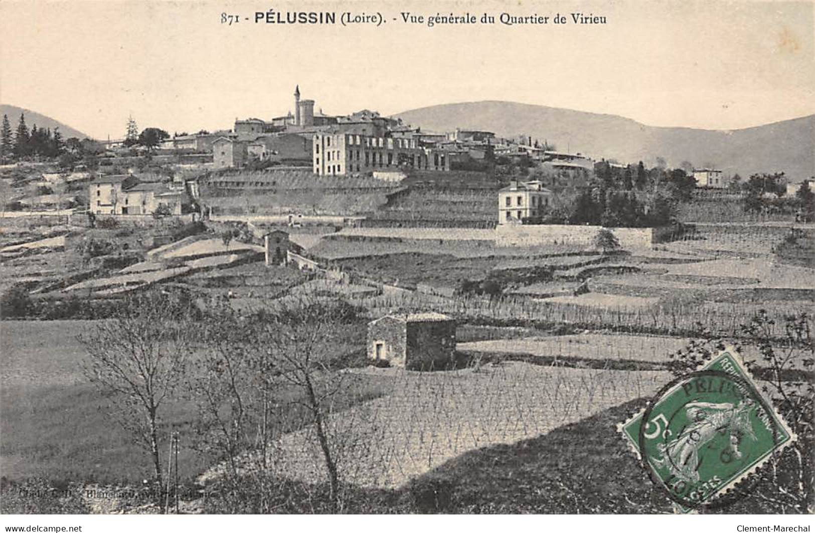 PELUSSIN - Vue Générale Du Quartier De Virieu - Très Bon état - Pelussin