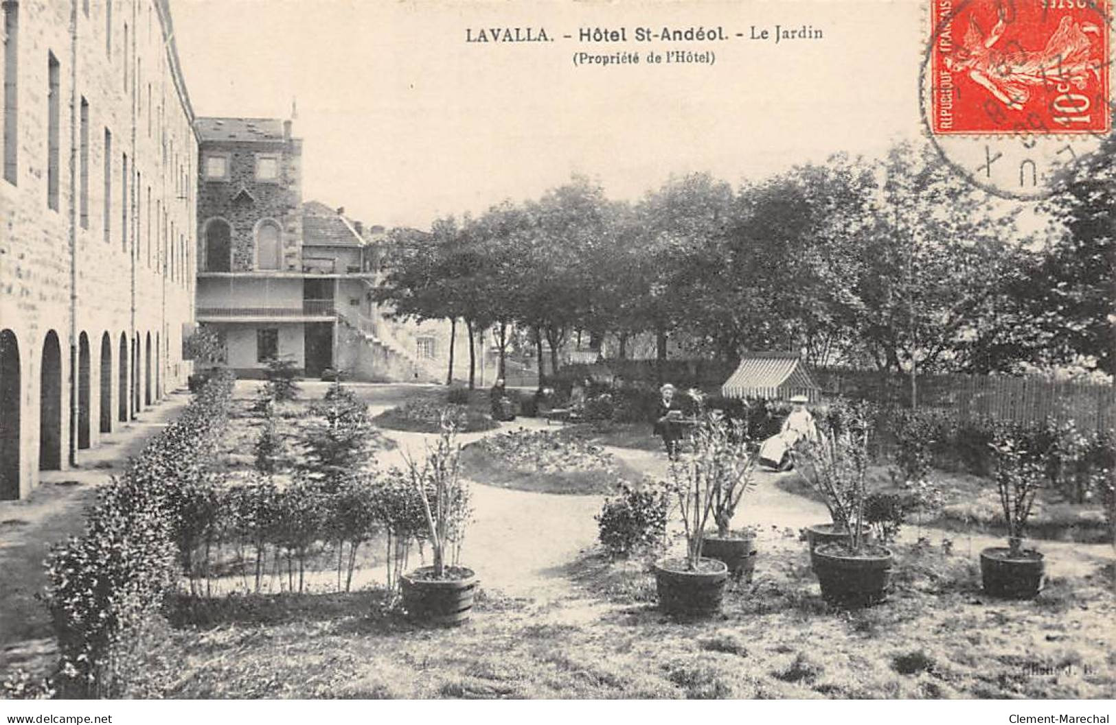 LAVALLA - Hôtel Saint Andéol - Le Jardin - Très Bon état - Andere & Zonder Classificatie