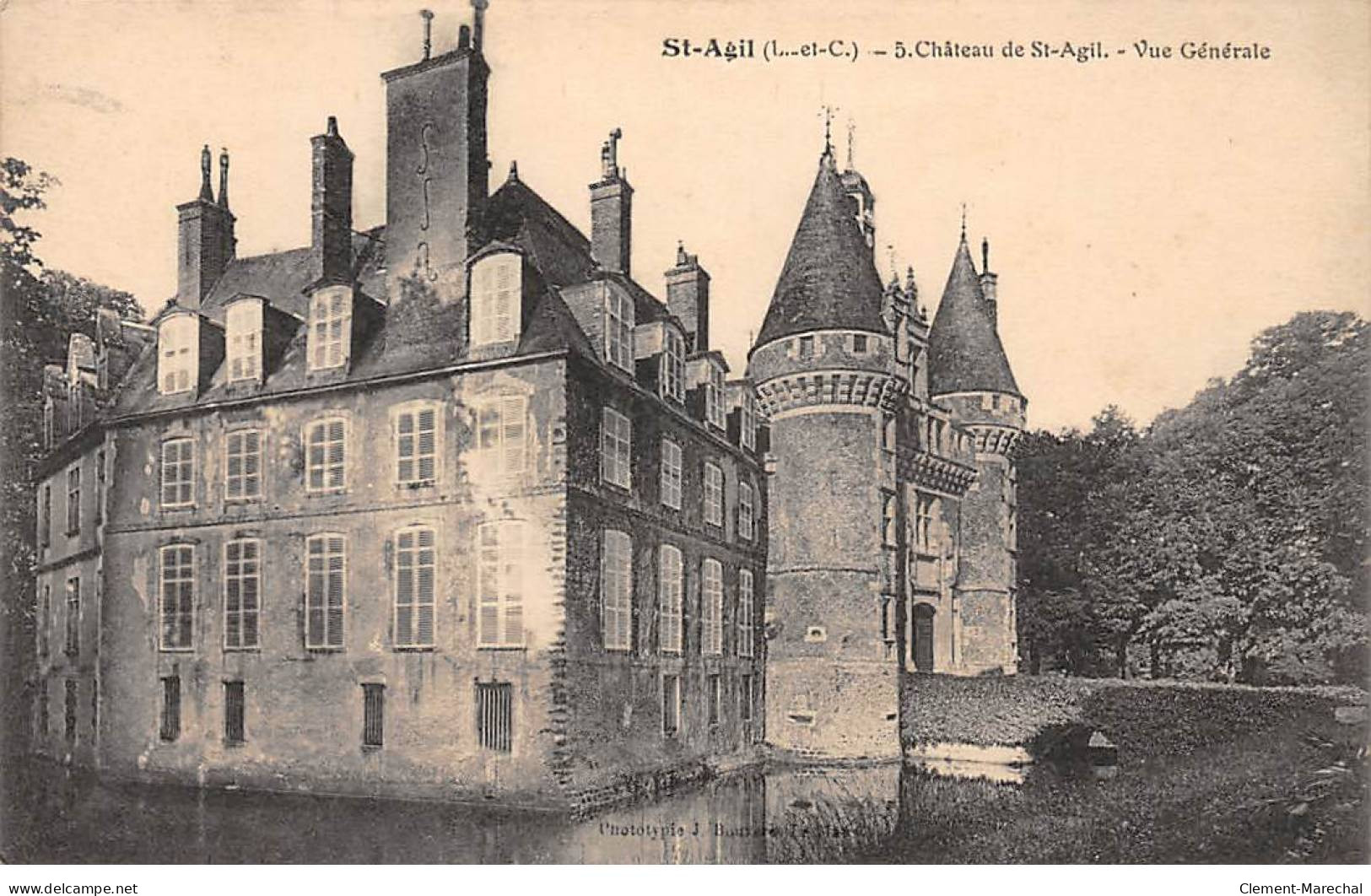 SAINT AGIL - Château De Saint Agil - Vue Générale - Très Bon état - Otros & Sin Clasificación