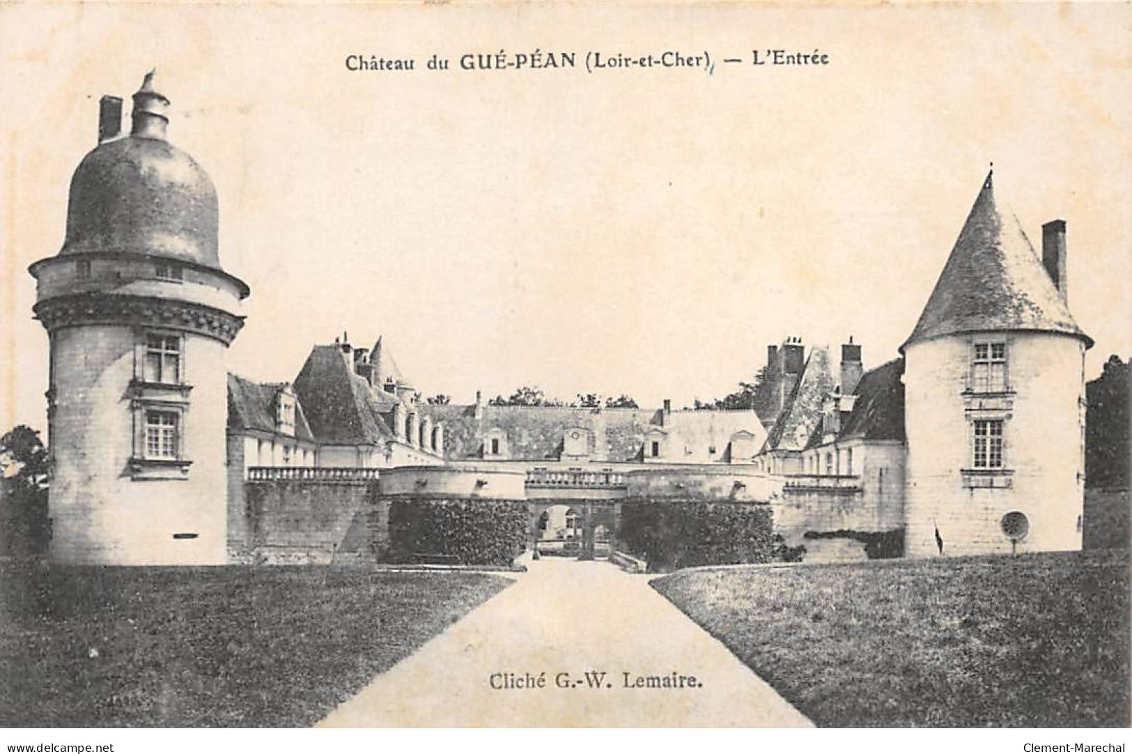 Château Du GUE PEAN - L'Entrée - Très Bon état - Other & Unclassified