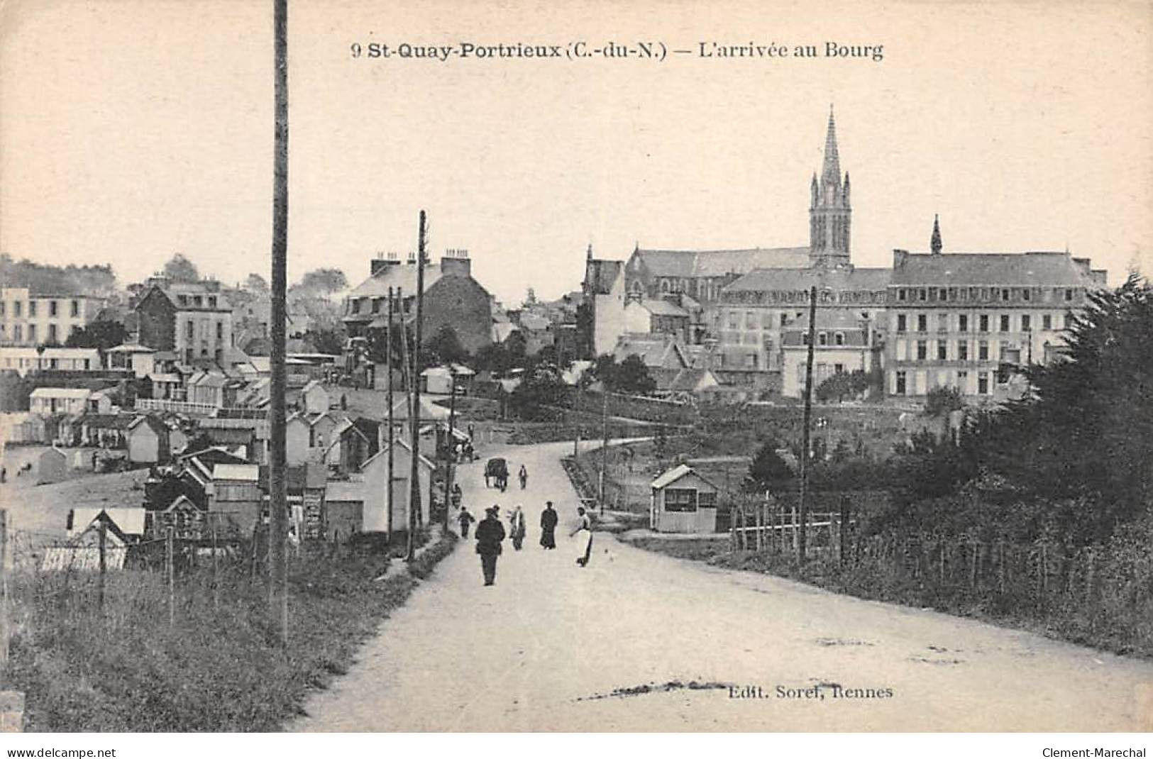 SAINT QUAY PORTRIEUX - L'Arrivée Au Bourg - Très Bon état - Saint-Quay-Portrieux