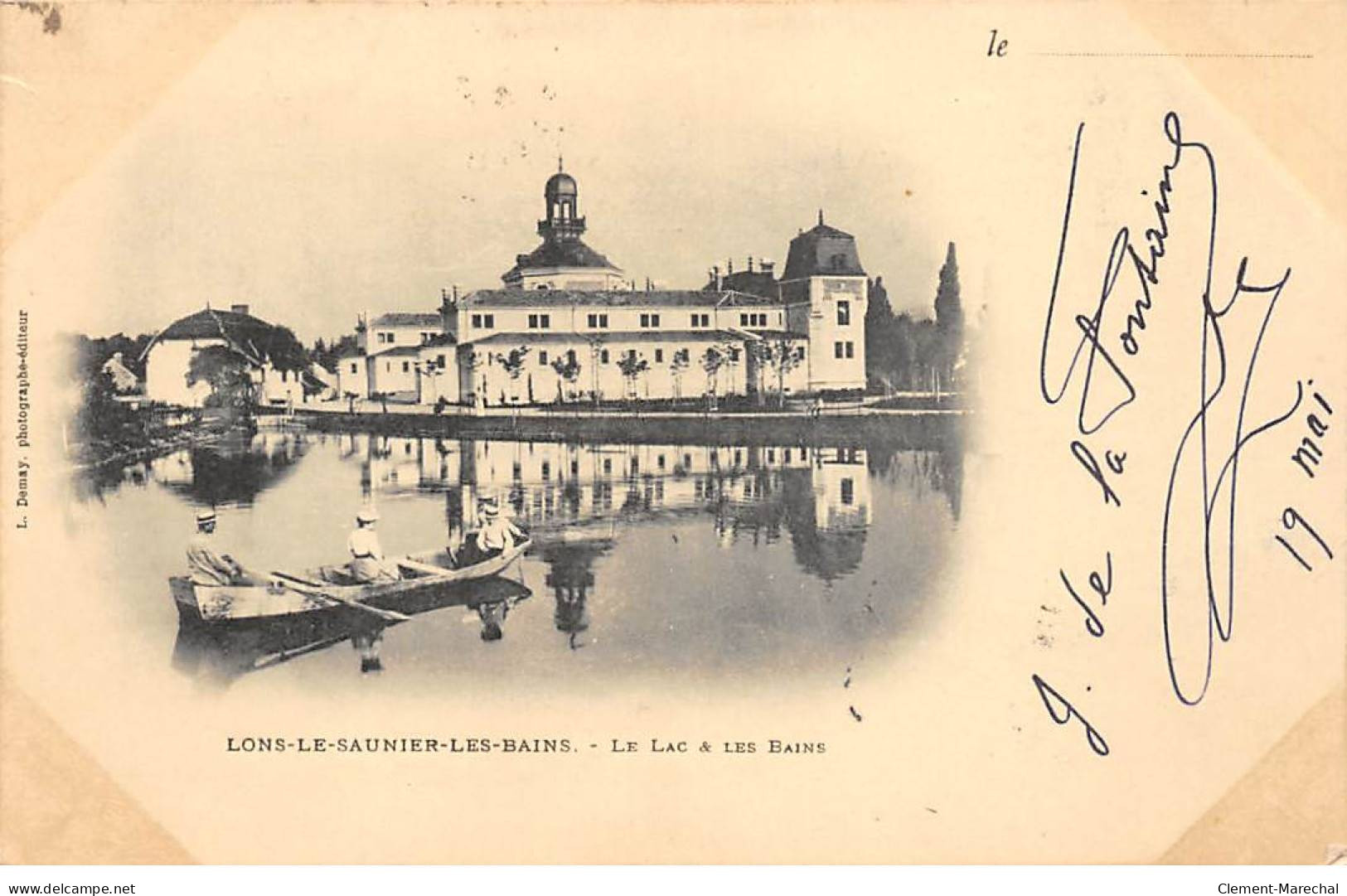 LONS LE SAUNIER LES BAINS - La Lac Et Les Bains - Très Bon état - Lons Le Saunier