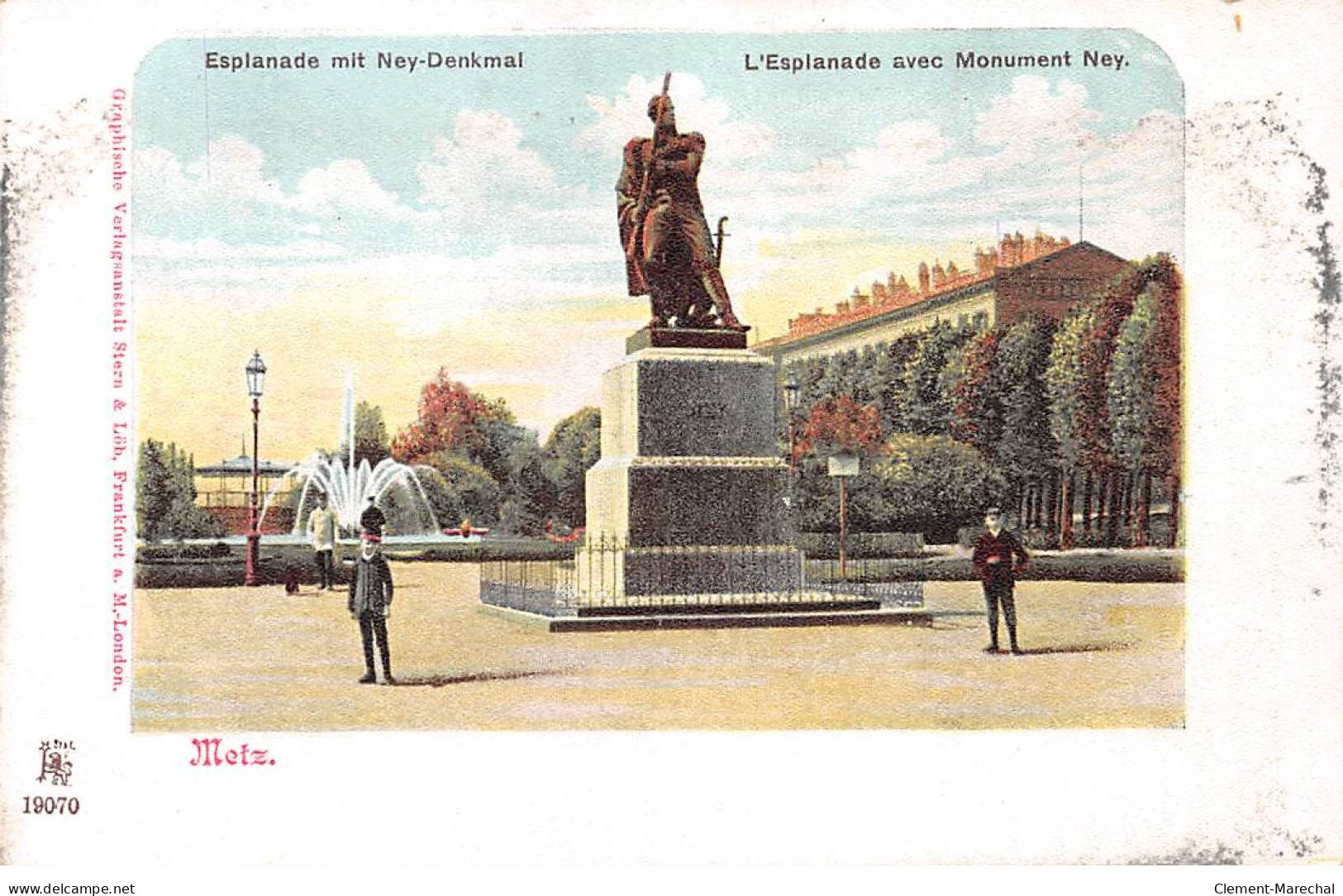 METZ - L'Esplanade Avec Monument Ney - Très Bon état - Metz