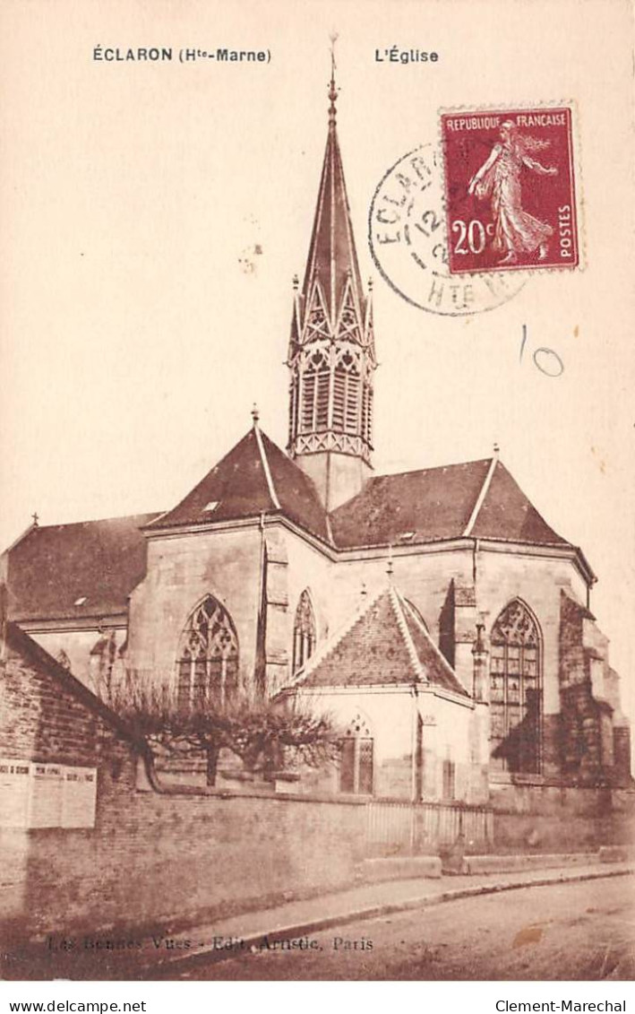 ECLARON - L'Eglise - Très Bon état - Eclaron Braucourt Sainte Liviere