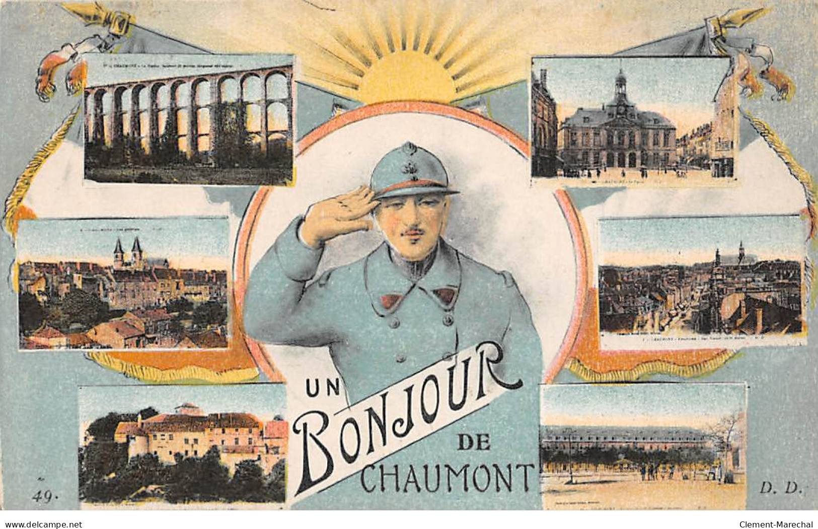 Un Bonjour De CHAUMONT - Très Bon état - Chaumont