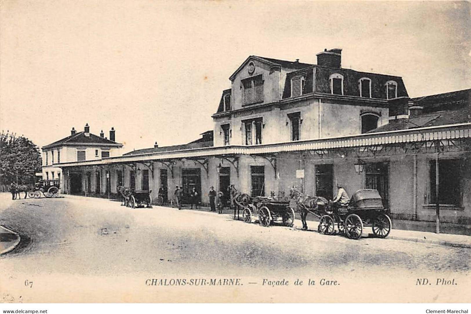 CHALONS SUR MARNE - Façade De La Gare - Très Bon état - Châlons-sur-Marne