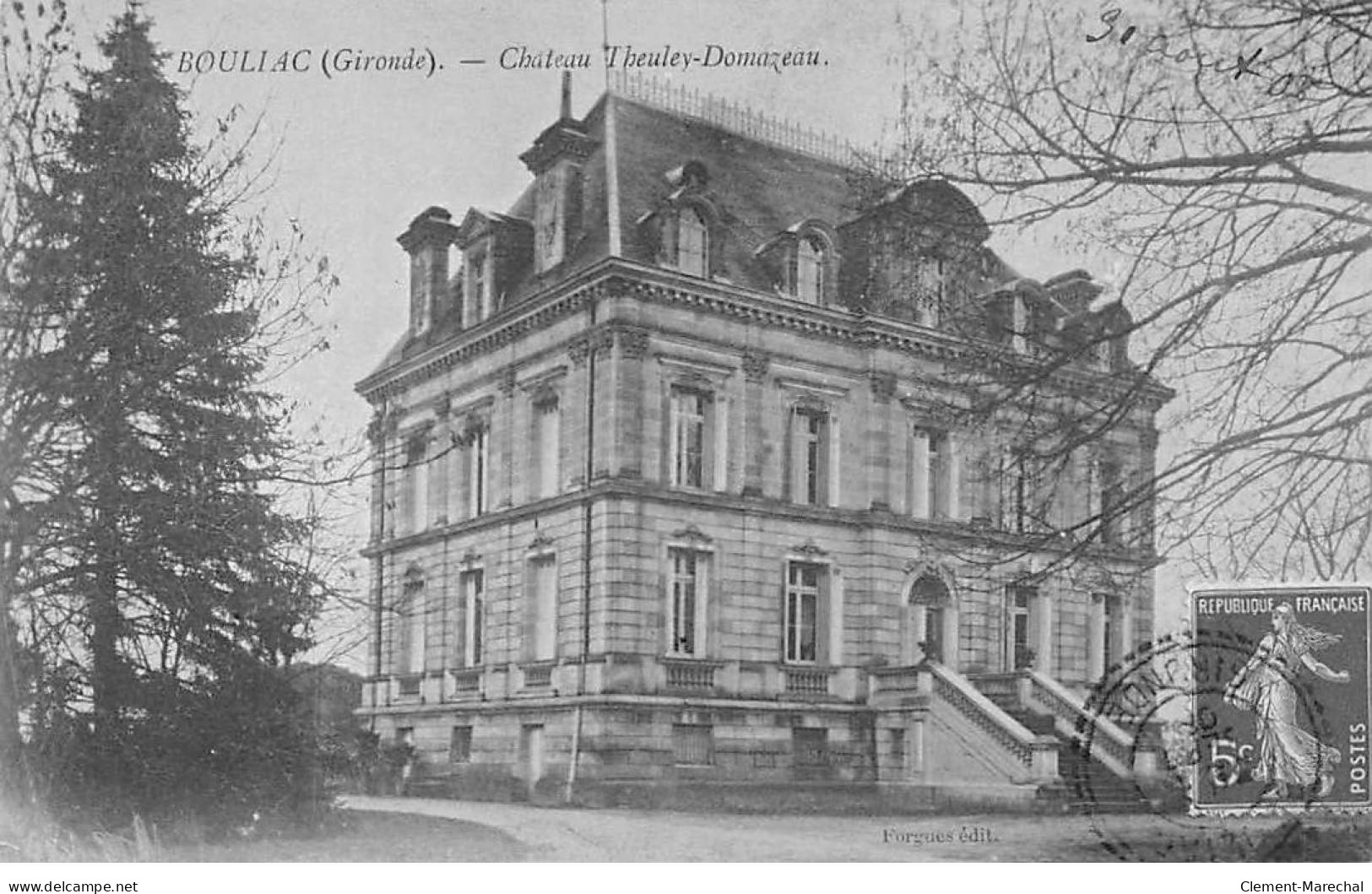 BOULIAC - Château Theuley Domazeau - état - Other & Unclassified