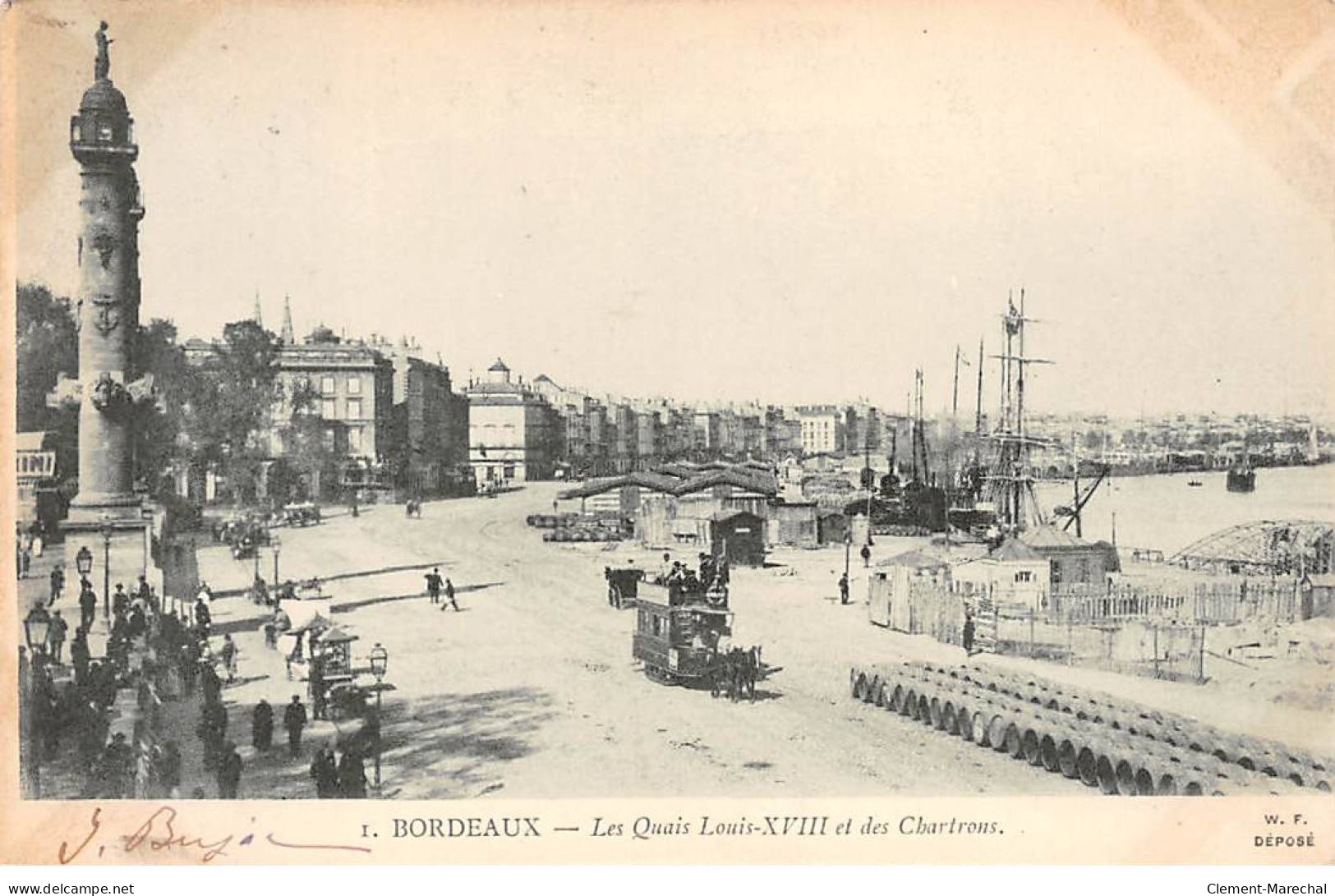 BORDEAUX - Les Quais Louis XVIII Et Des Chartrons - Très Bon état - Bordeaux