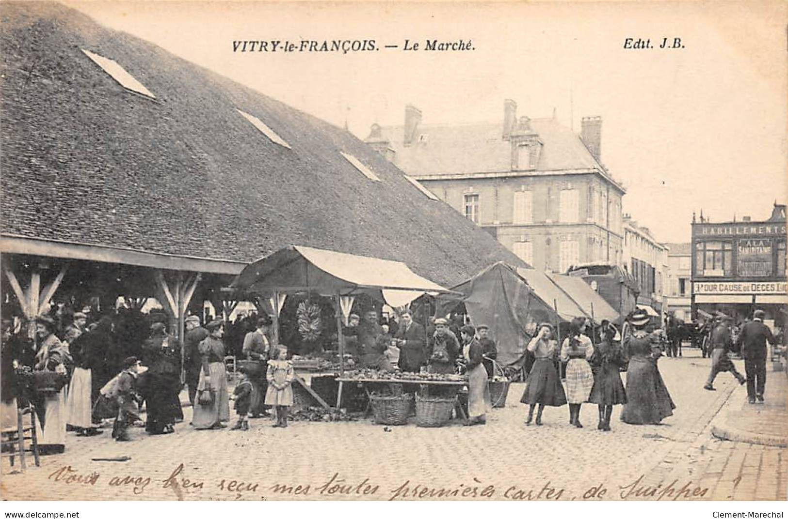 VITRY LE FRANCOIS - Le Marché - Très Bon état - Vitry-le-François