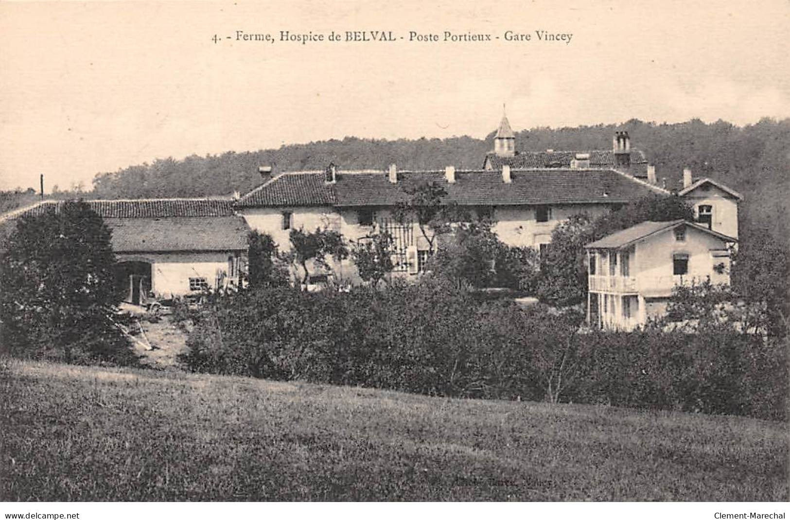Ferme, Hospice De BELVAL - Poste Portieux - Gare Vincey - Très Bon état - Other & Unclassified