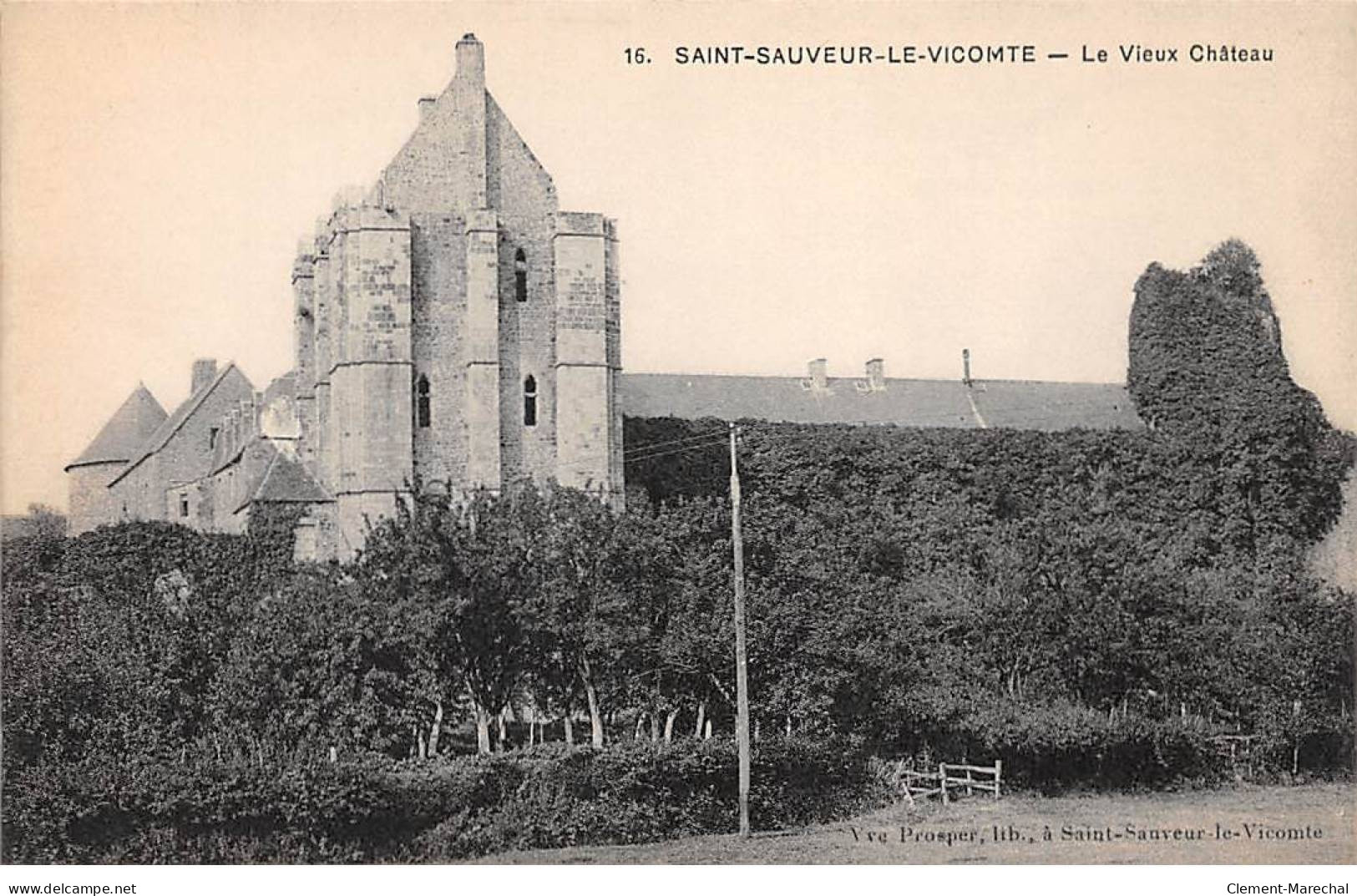 SAINT SAUVEUR LE VICOMTE - Le Vieux Château - Très Bon état - Saint Sauveur Le Vicomte
