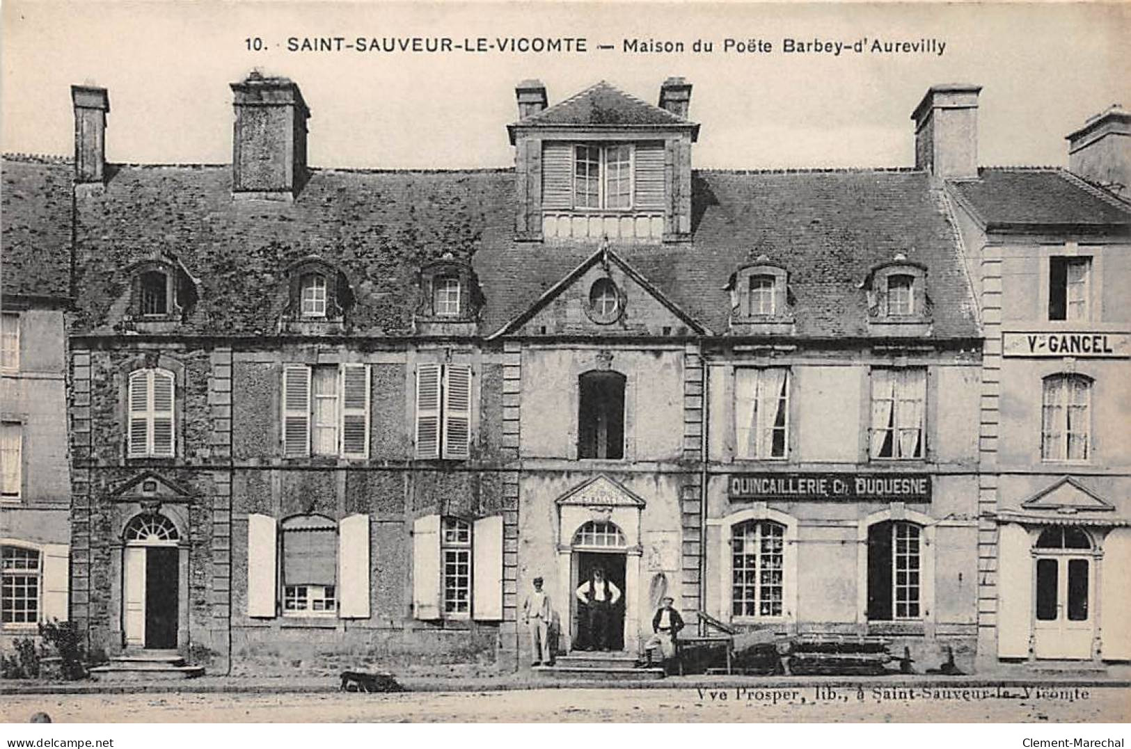 SAINT SAUVEUR LE VICOMTE - Maison Du Poëte Barbey D'Aureville - Très Bon état - Saint Sauveur Le Vicomte