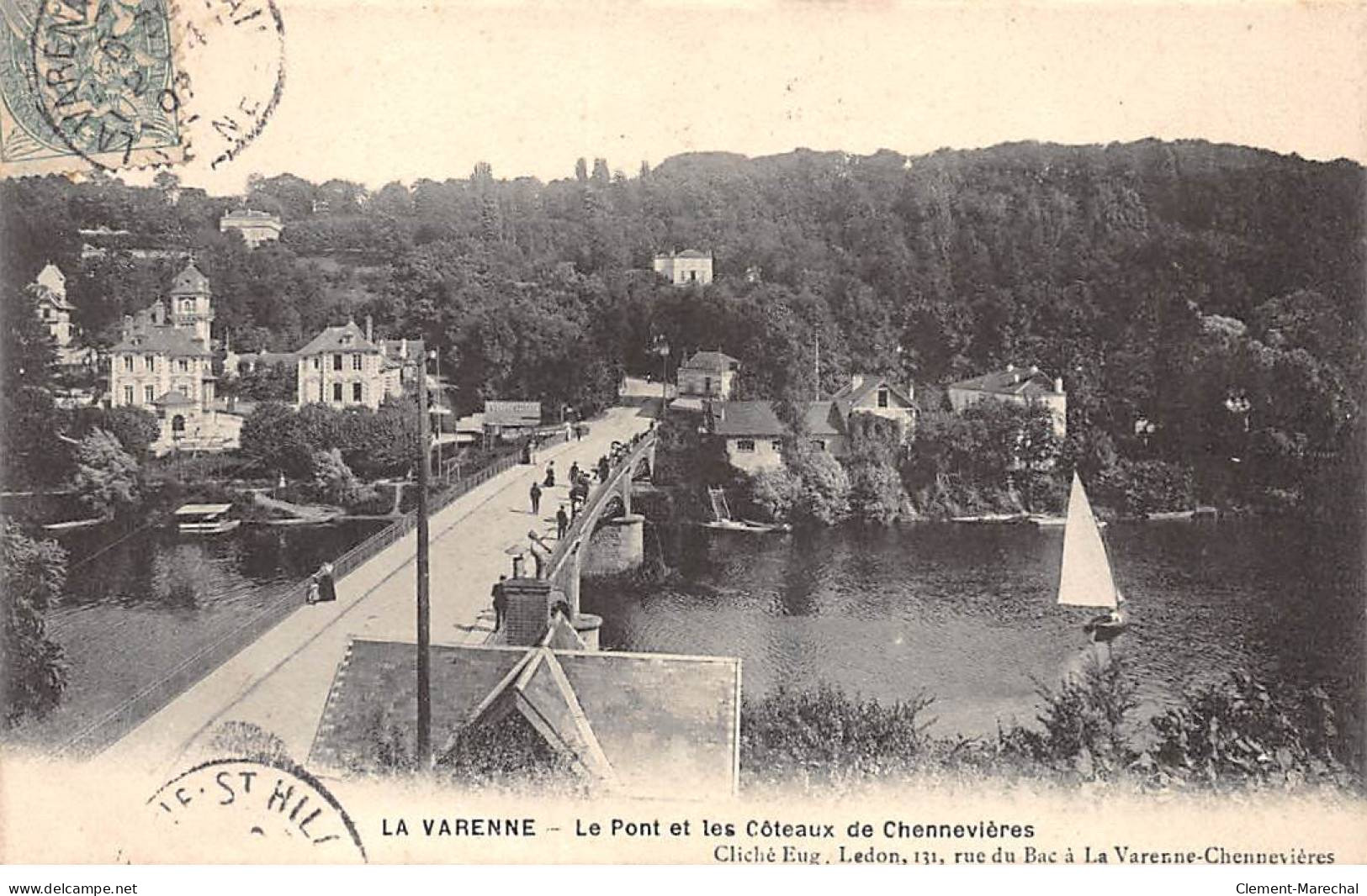 LA VARENNE - Le Pont Et Les Côteaux De Chennevières - Très Bon état - Andere & Zonder Classificatie