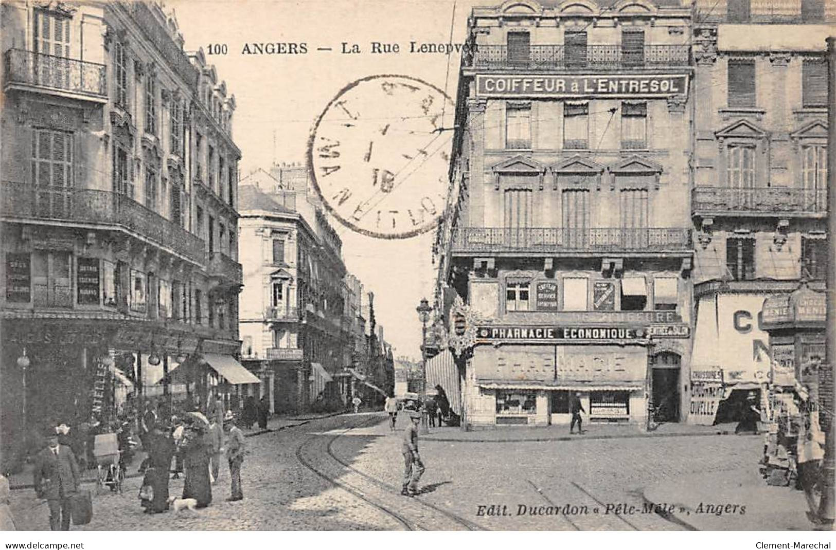 ANGERS - La Rue Lenepveu - Très Bon état - Angers