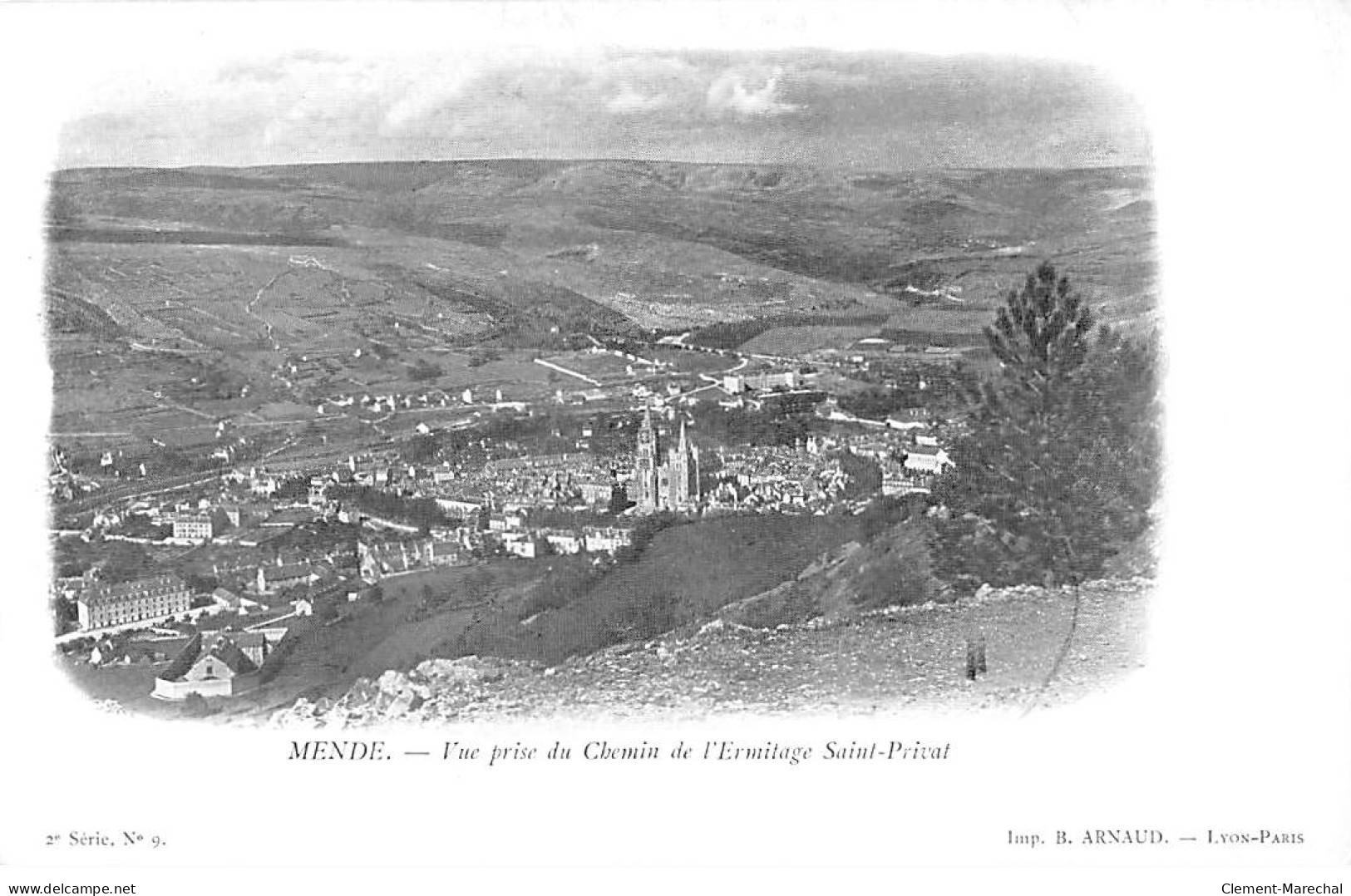 MENDE - Vue Prise Du Chemin De L'Ermitage Saint Privat - Très Bon état - Mende