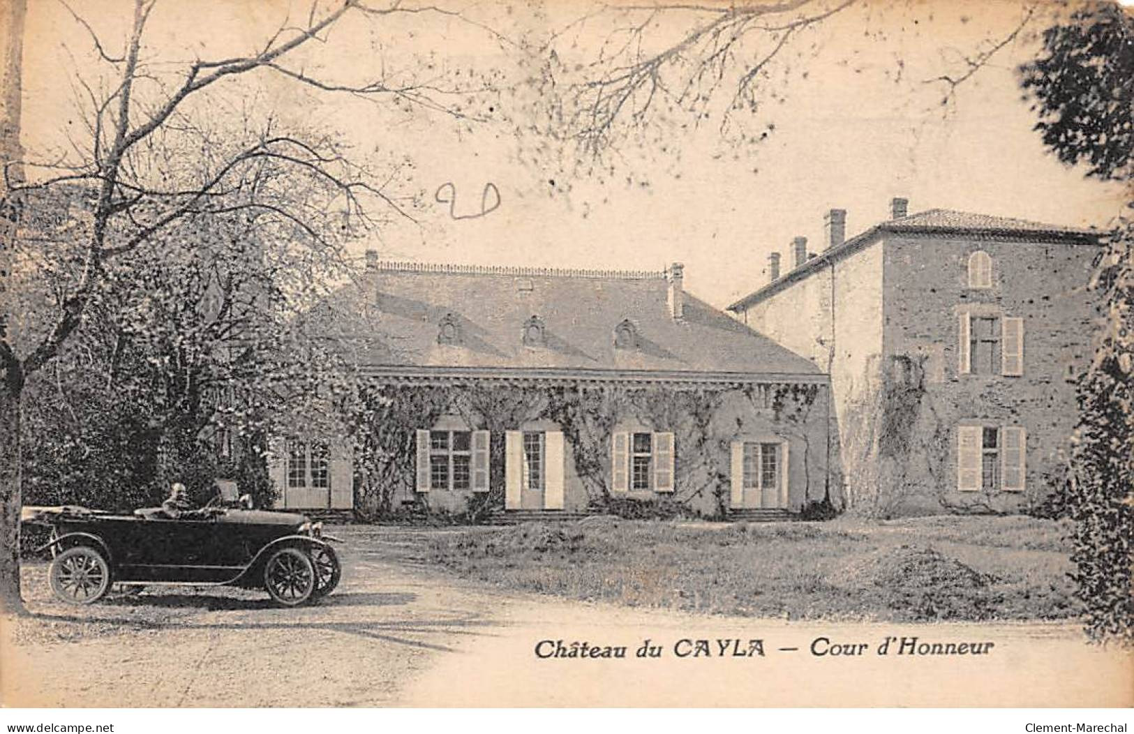 Château Du CAYLA - Cour D'Honneur - état - Altri & Non Classificati