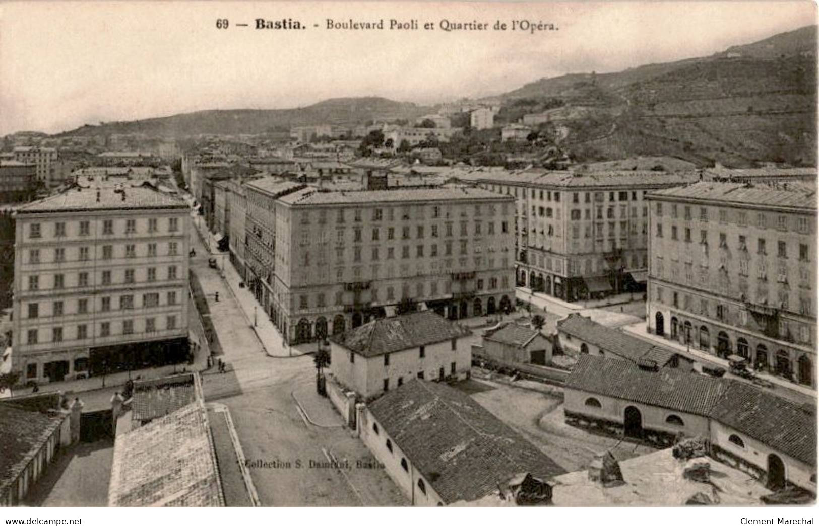 CORSE: BASTIA: Boulevard Paoli Et Quartier De L'opéra - Très Bon état - Ajaccio