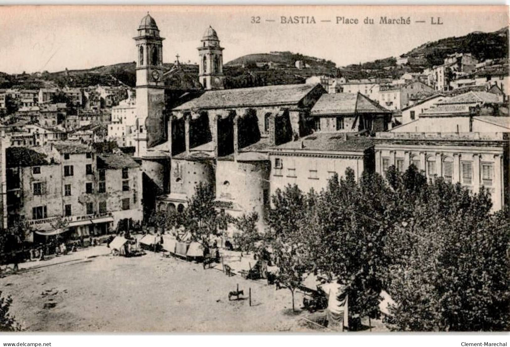 CORSE: BASTIA: Place Du Marché - Très Bon état - Ajaccio