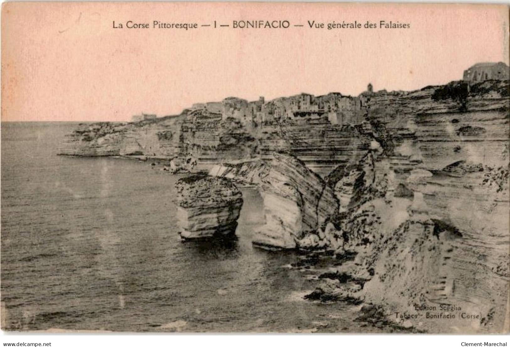 CORSE: BONIFACIO: Vue Générale Des Falaises - Très Bon état - Other & Unclassified