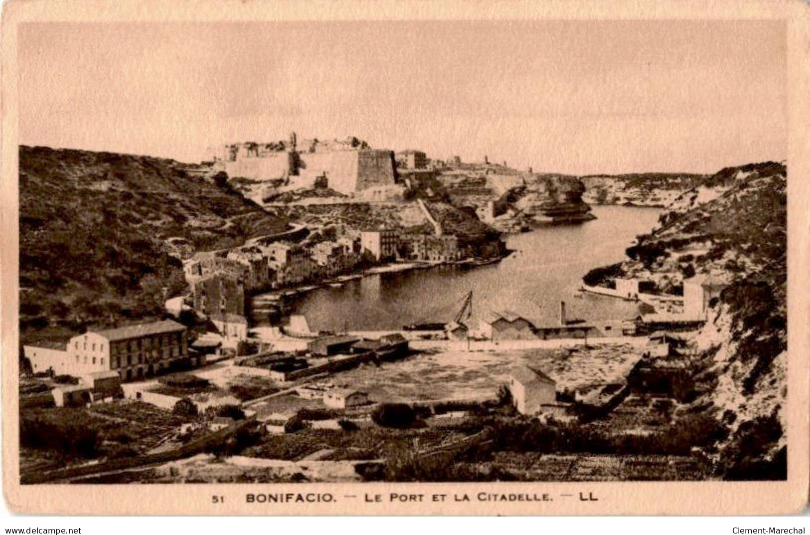 CORSE: BONIFACIO: Le Port Et La Citadelle - Très Bon état - Sonstige & Ohne Zuordnung