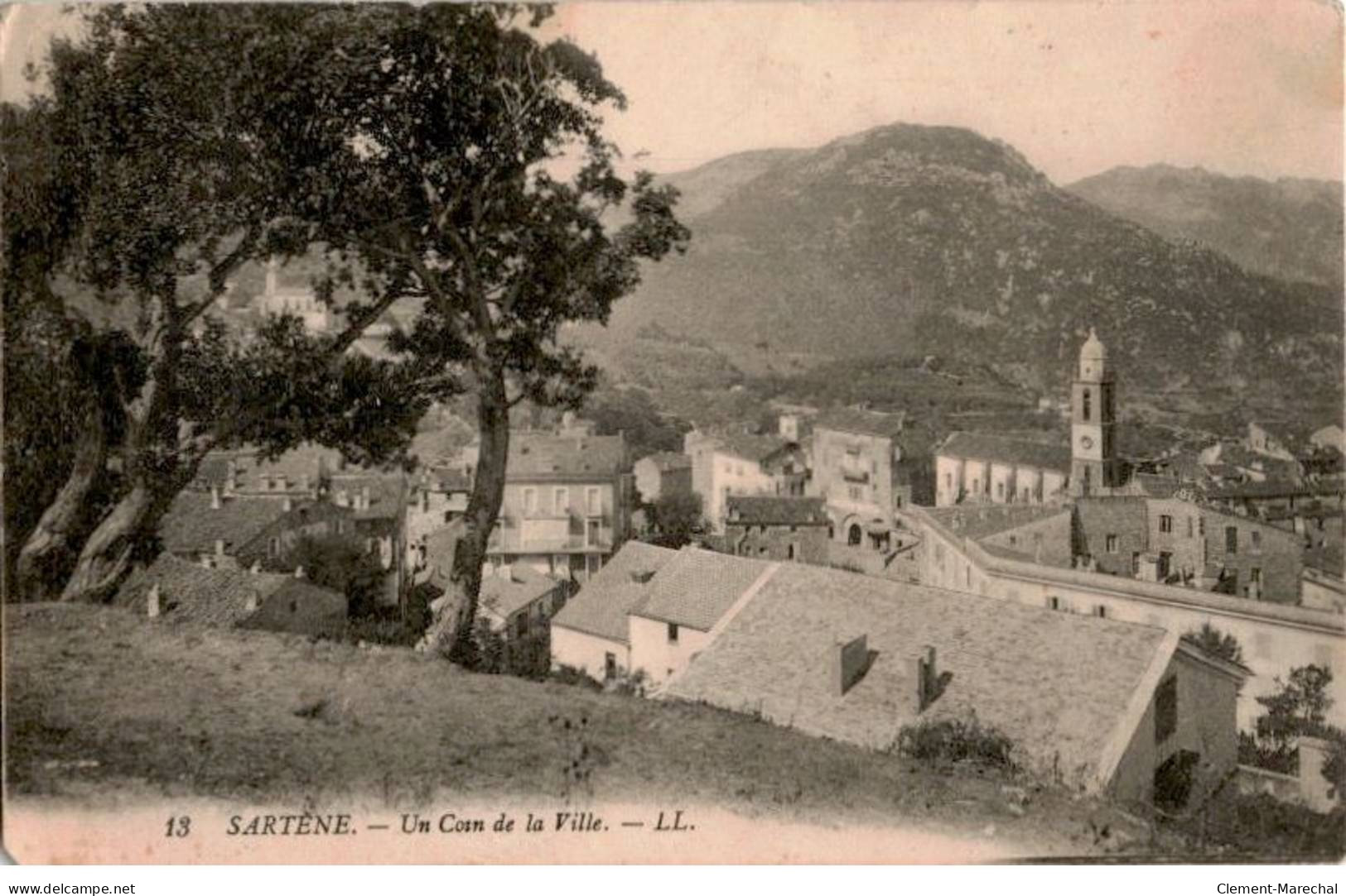 CORSE: Sartène, Un Coin De La Ville - Très Bon état - Sartene