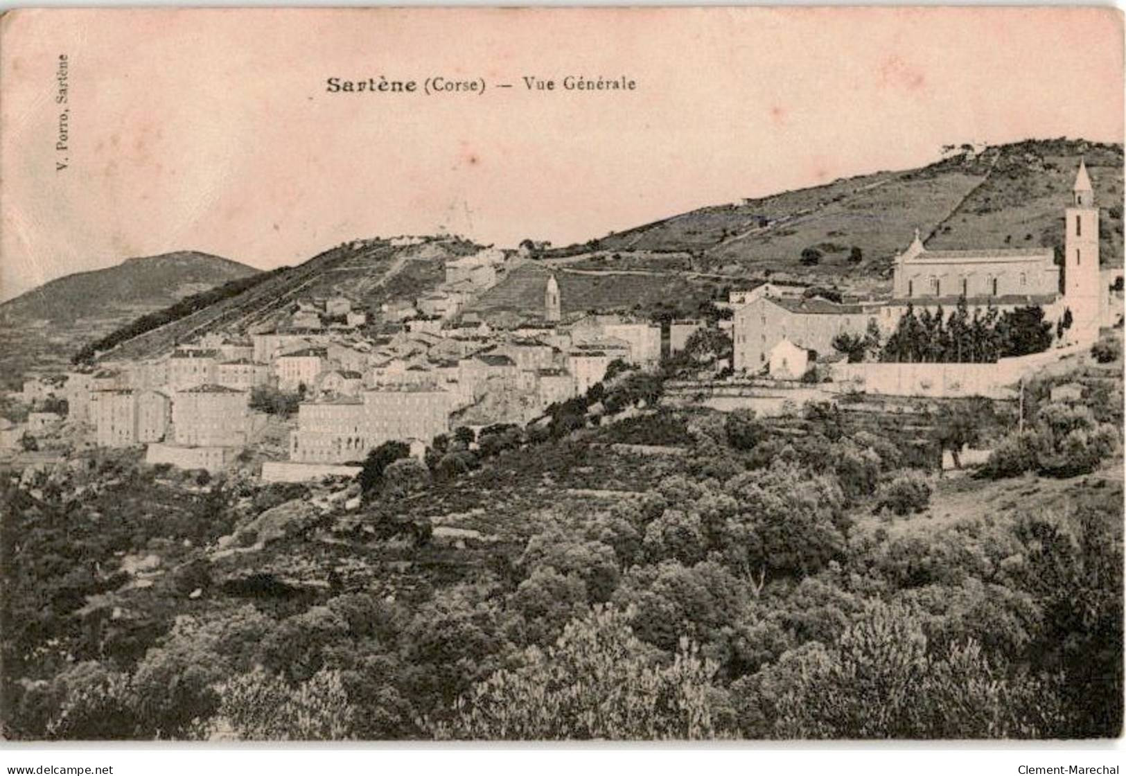 CORSE: Sartène, Vue Générale - Très Bon état - Sartene