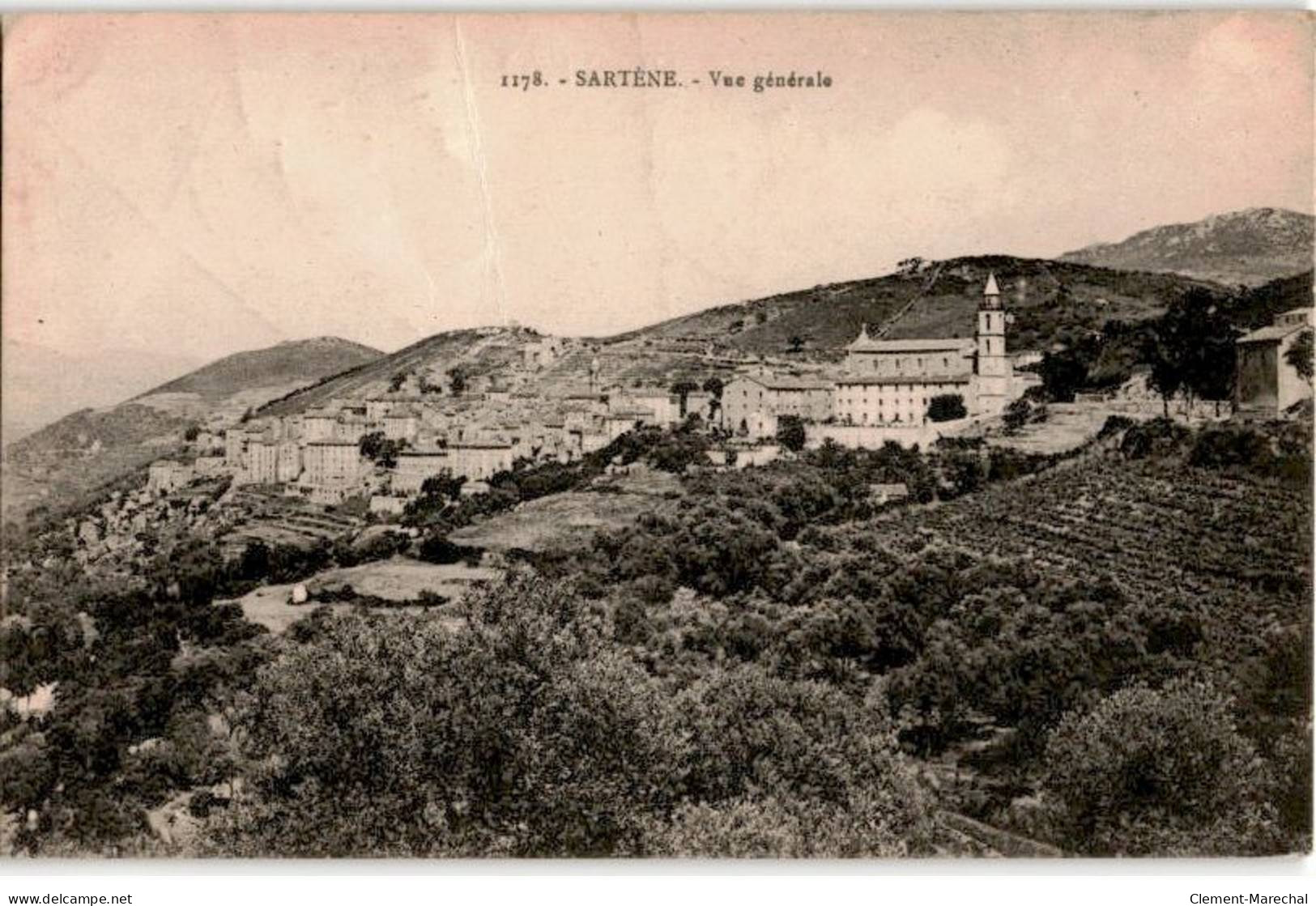 CORSE: Sartène, Vue Générale - Très Bon état - Sartene