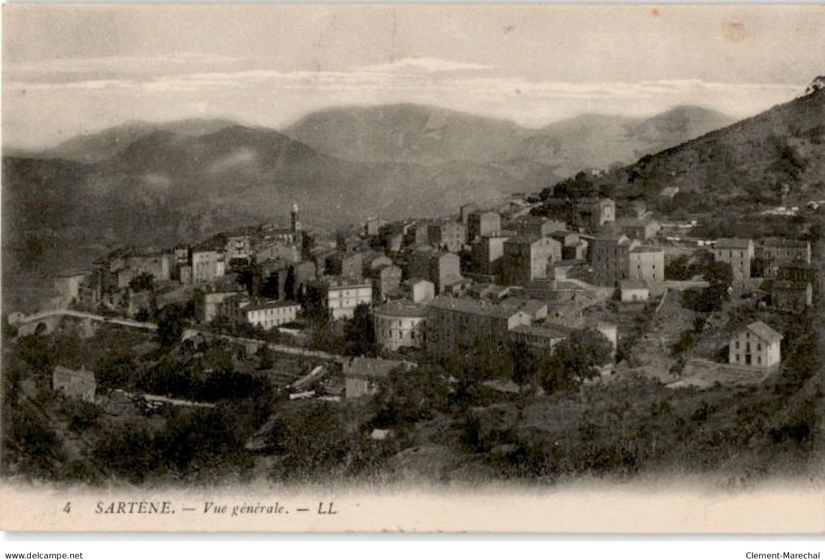 CORSE: Sartène, Vue Générale - Très Bon état - Sartene