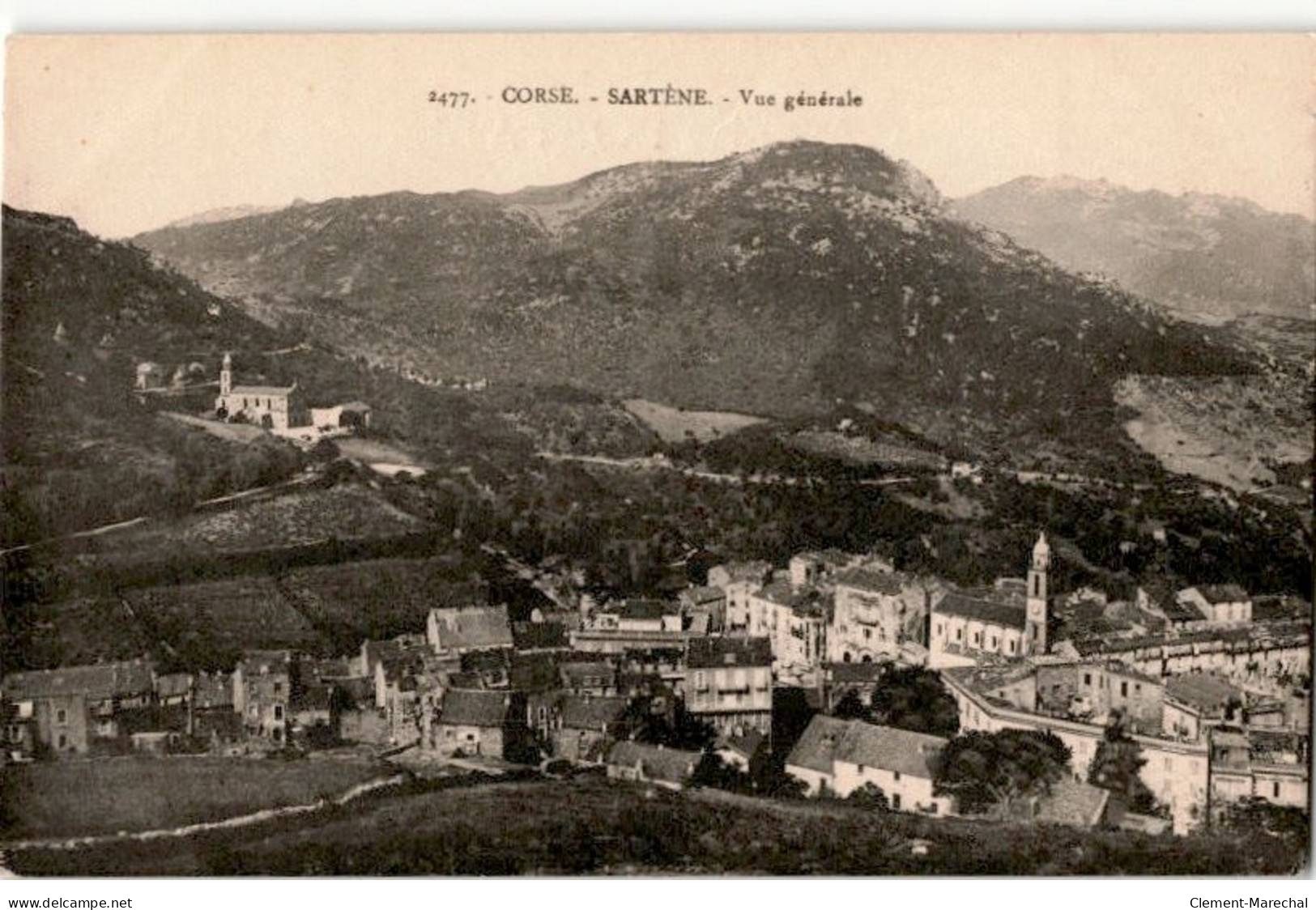 CORSE: Sartène, Vue Générale - Très Bon état - Sartene