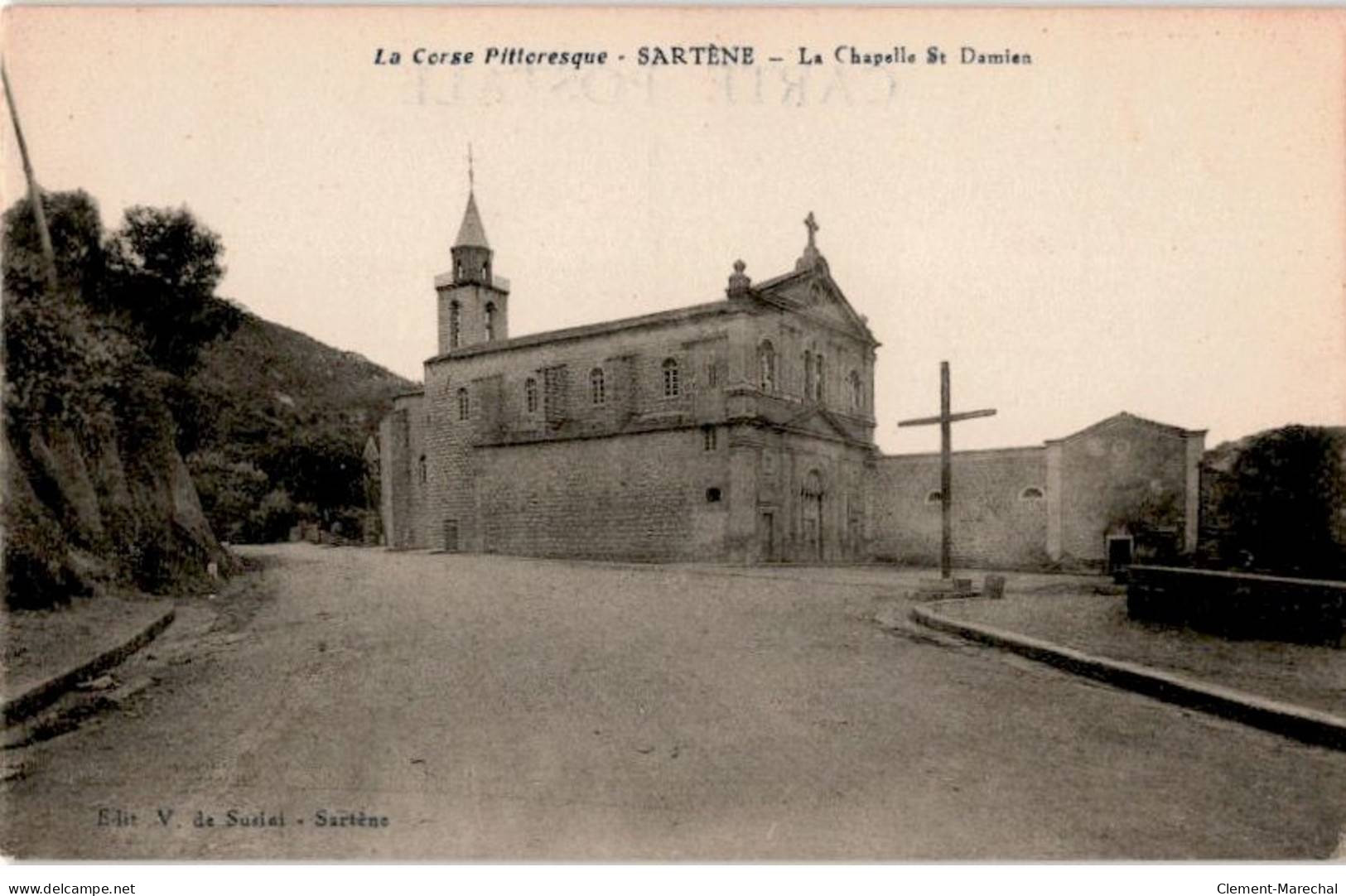 CORSE: Sartène, La Chapelle Saint Damien - Très Bon état - Sartene