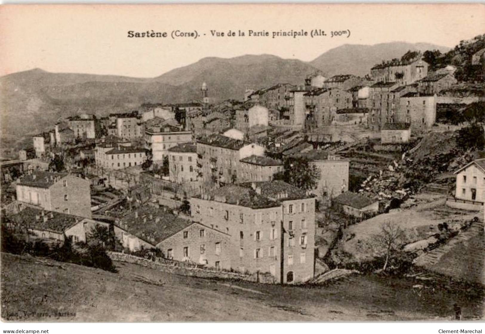 CORSE: Sartène, Vue De La Partie Principale - Très Bon état - Sartene