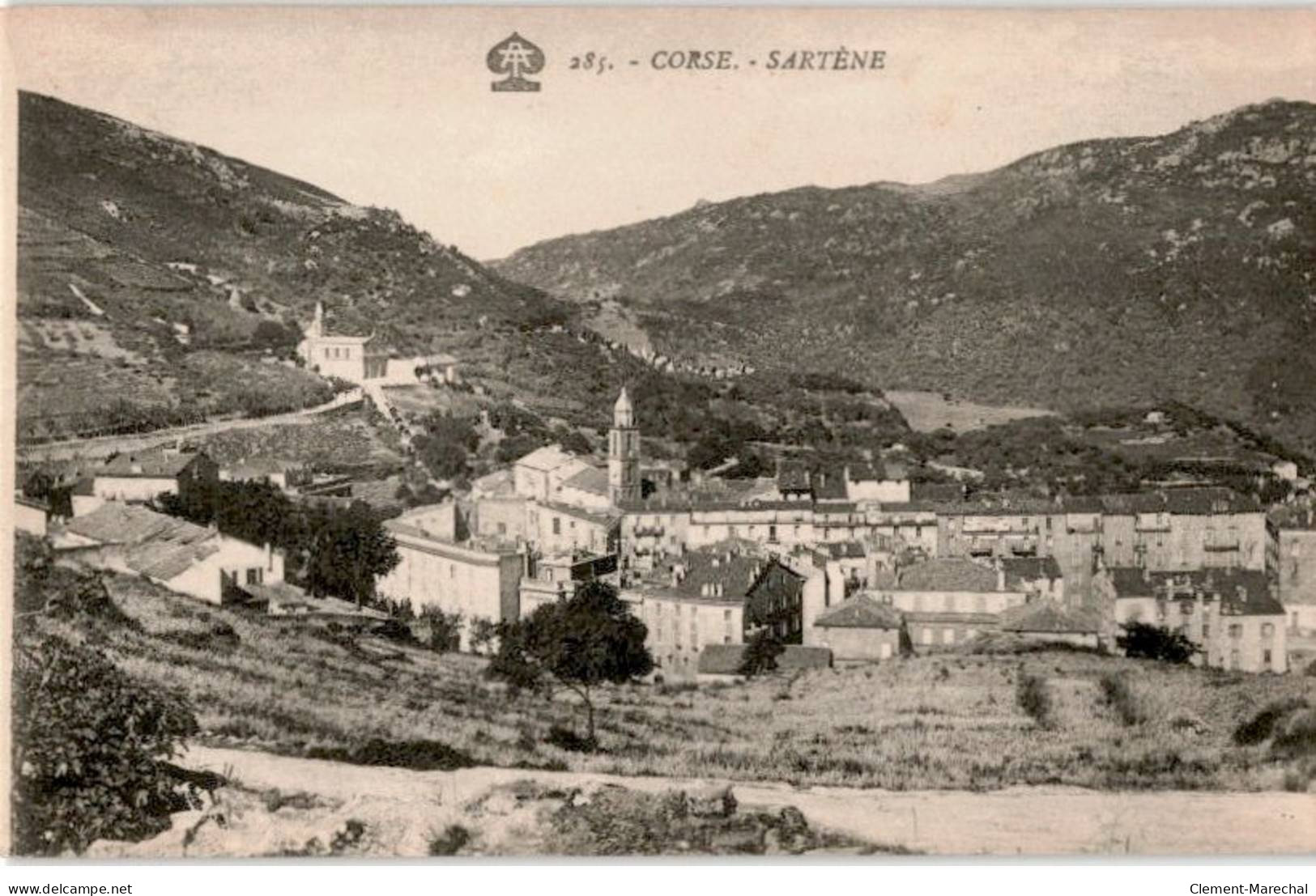 CORSE: Sartene Vue Générale - Très Bon état - Sartene