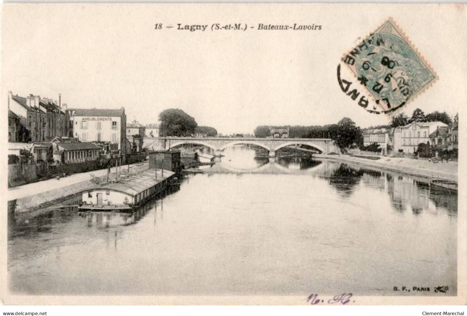 LAGNY: Bateaux-lavoirs - Très Bon état - Lagny Sur Marne