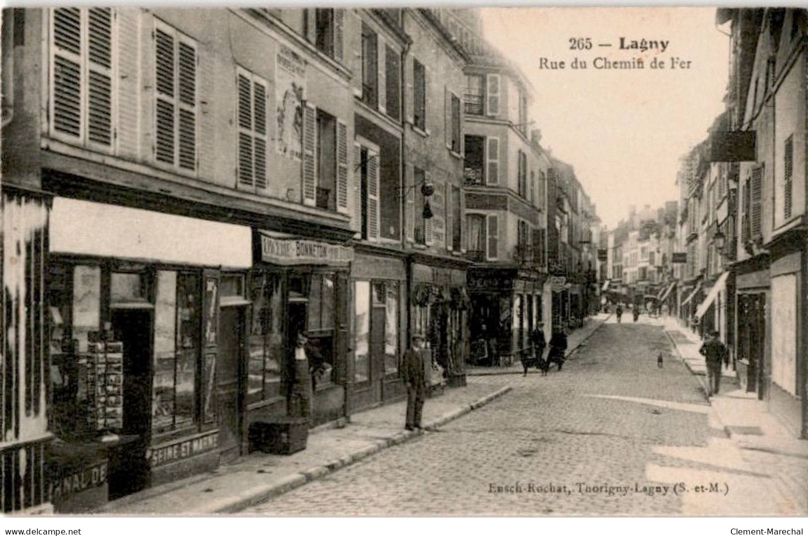 LAGNY: Rue Du Chemin De Fer - Très Bon état - Lagny Sur Marne