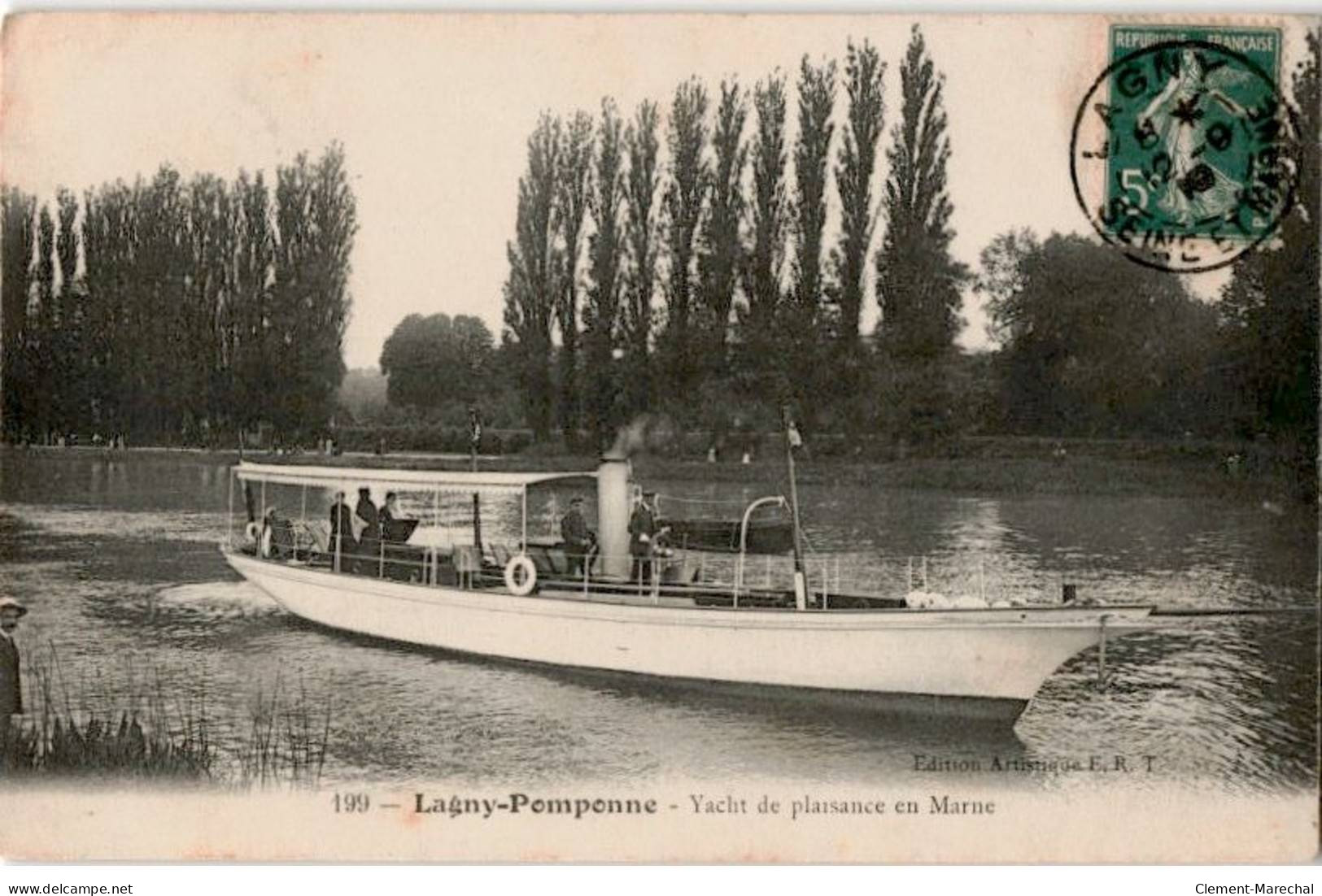 LAGNY: Pomponne, Yacht De Plaisance En Marne - Très Bon état - Lagny Sur Marne