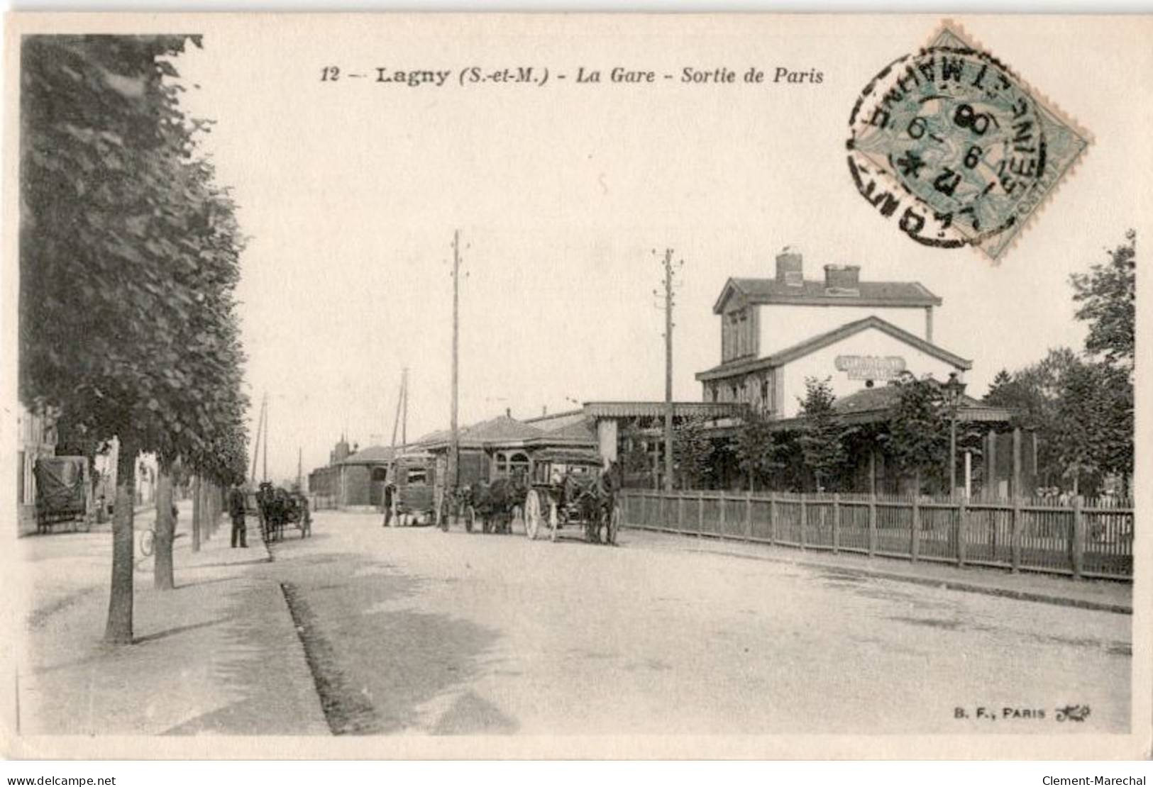 LAGNY: La Gare Sortie De Paris - Très Bon état - Lagny Sur Marne