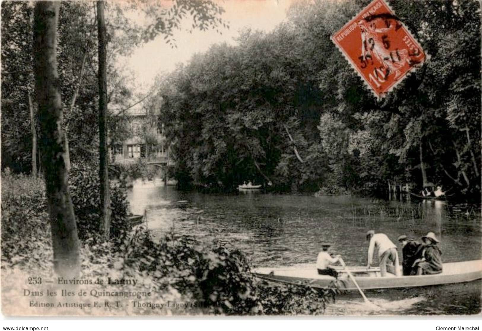 LAGNY: Dans Les Iles De Quincangrogne - Bon état - Lagny Sur Marne